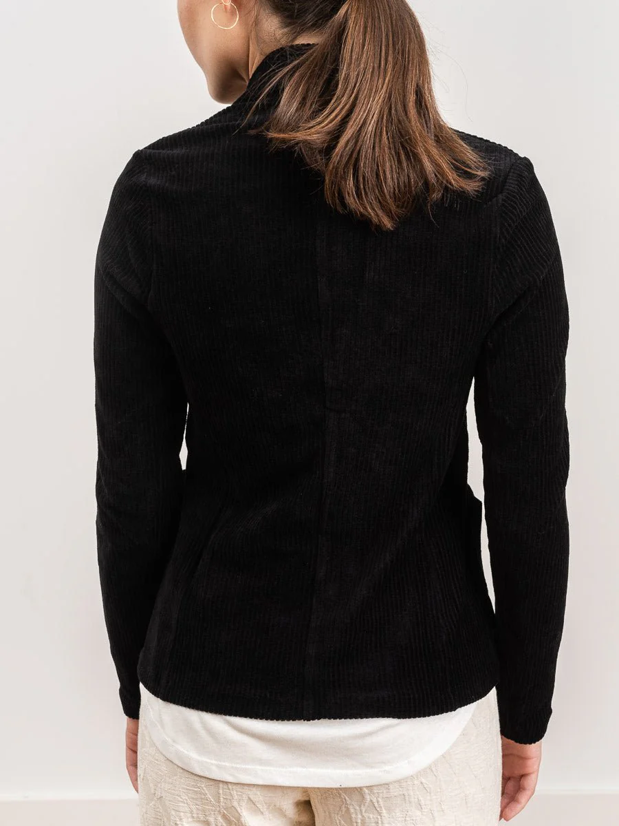 three button blazer - black - Image 5