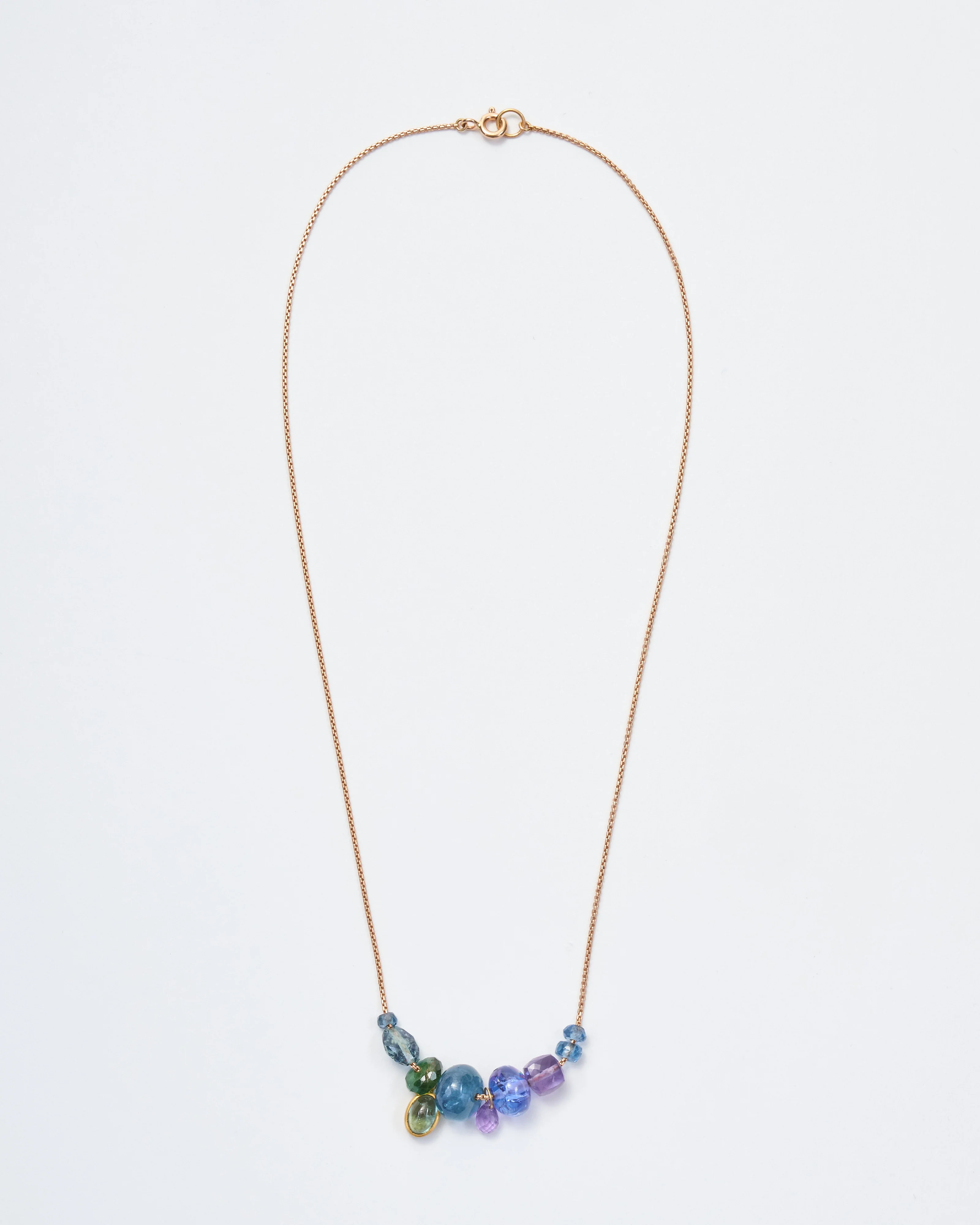 collage multi-stone necklace - Image 3
