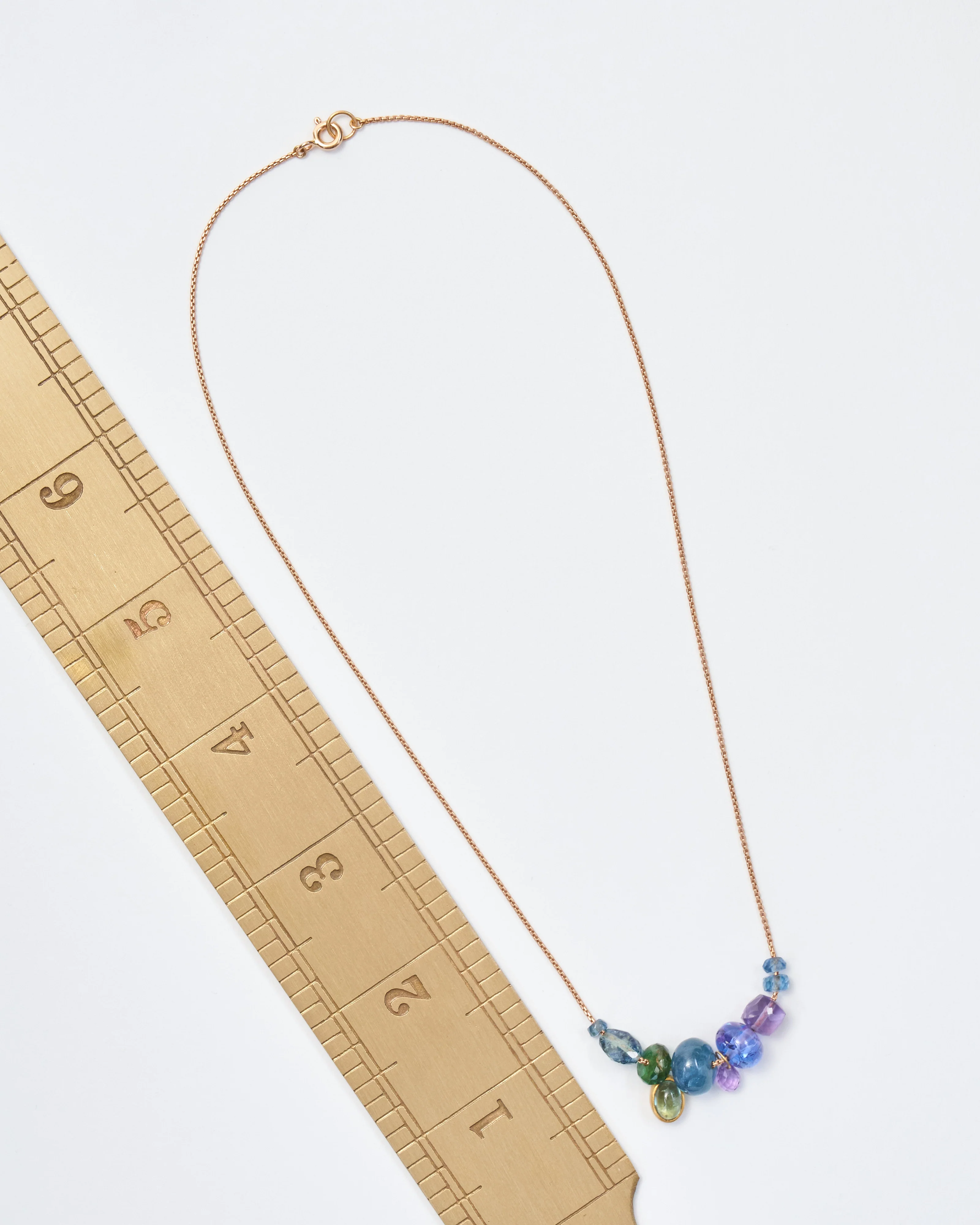 collage multi-stone necklace - Image 6