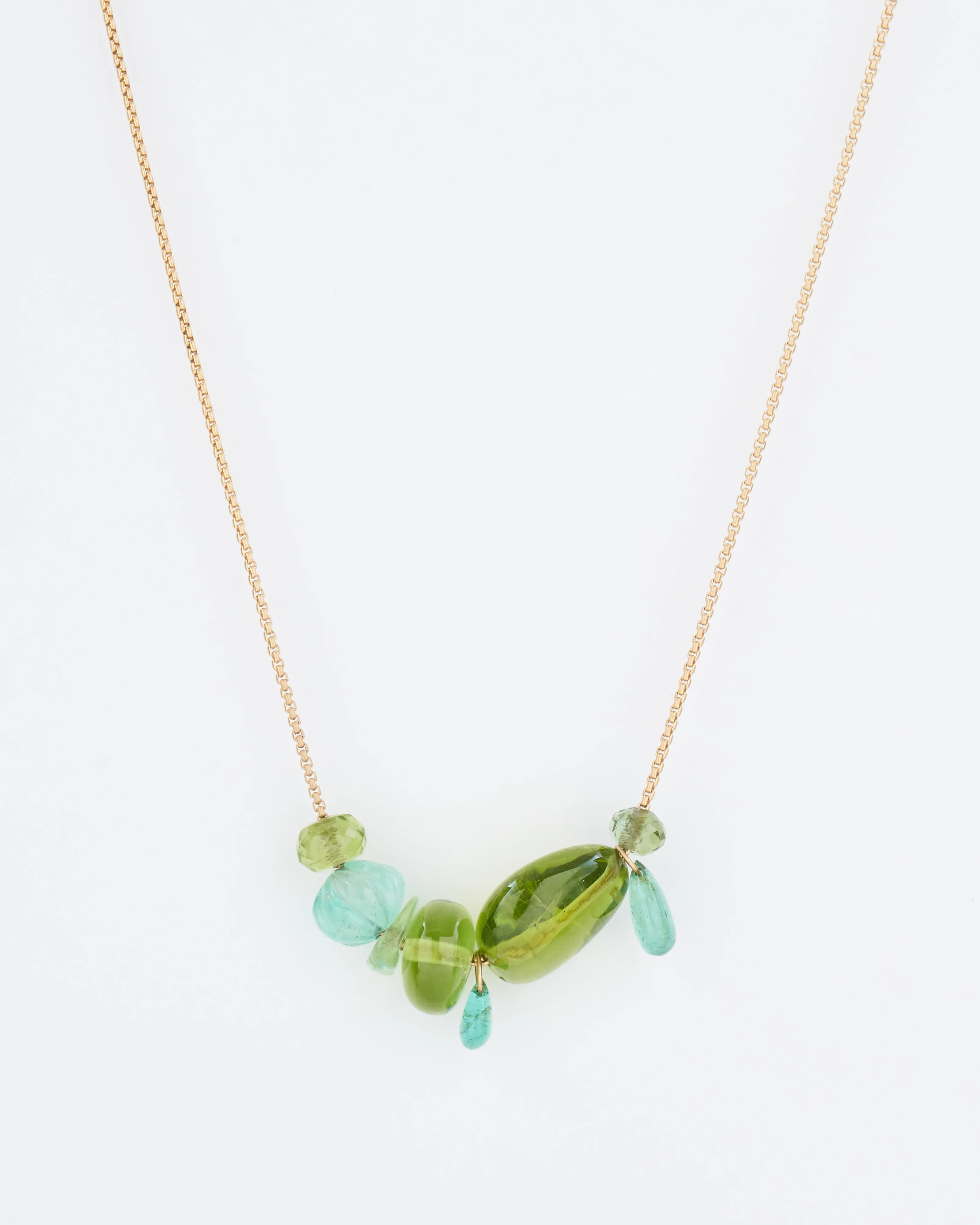 collage multi-stone necklace - Image 2