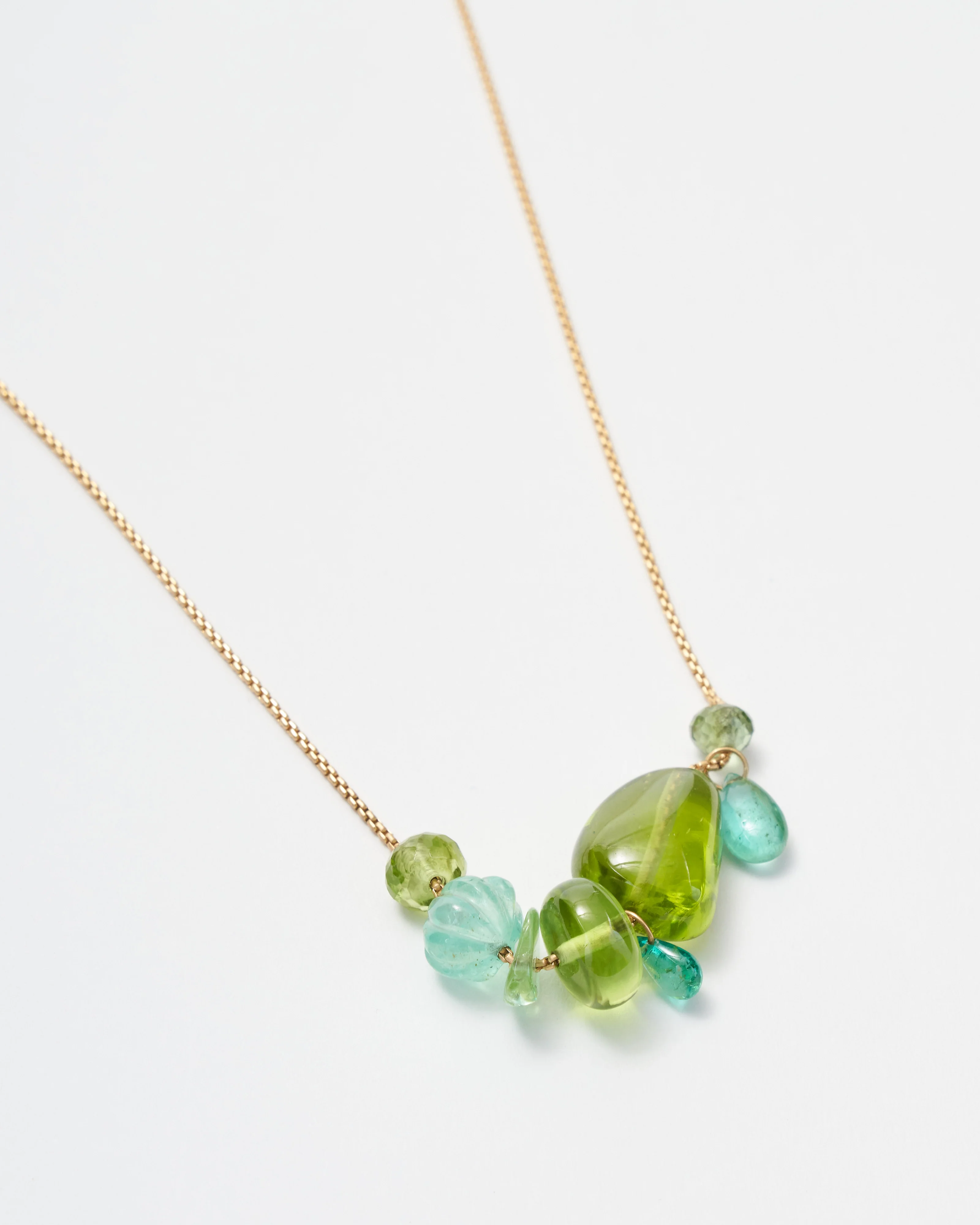 collage multi-stone necklace - Image 4