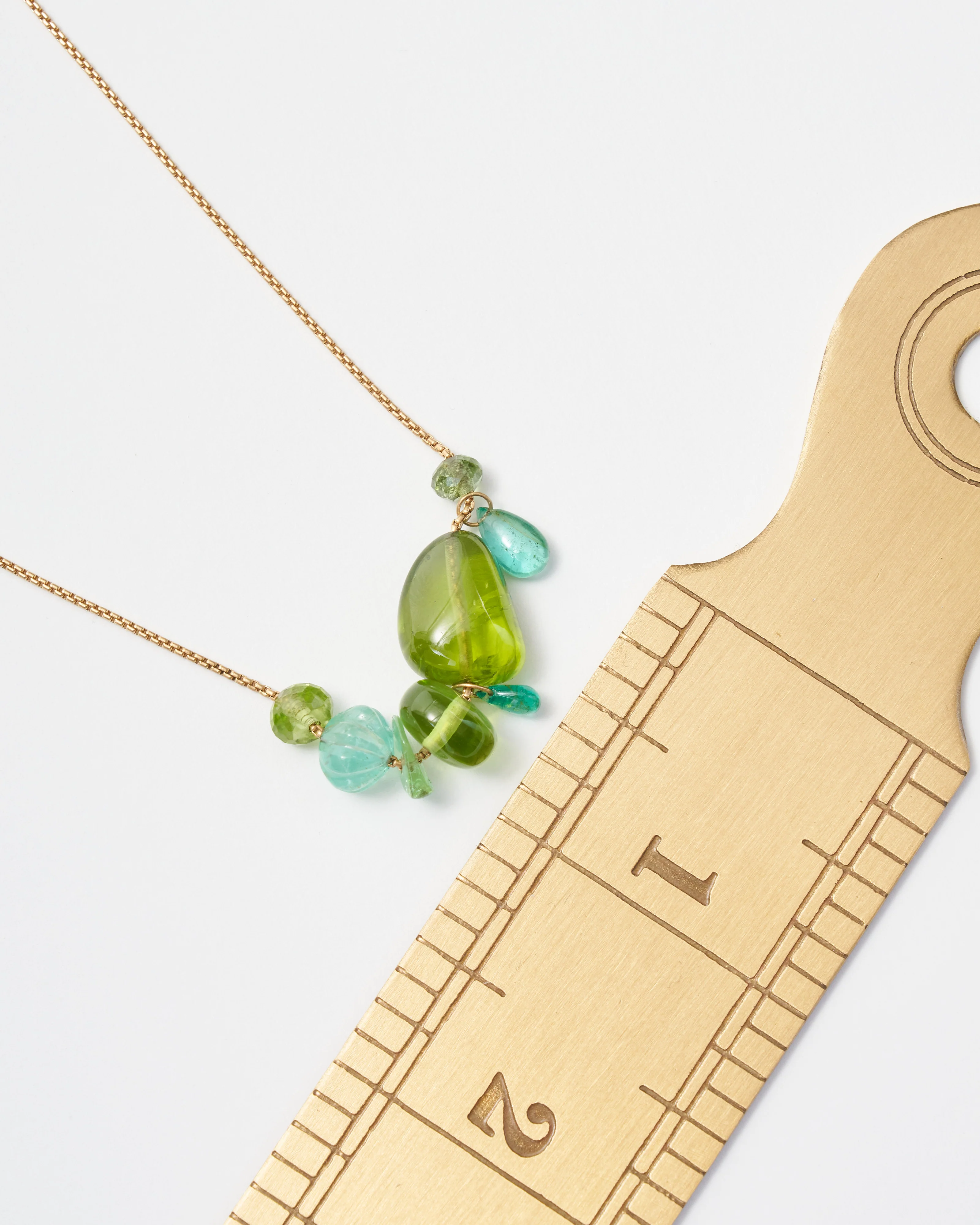 collage multi-stone necklace - Image 6