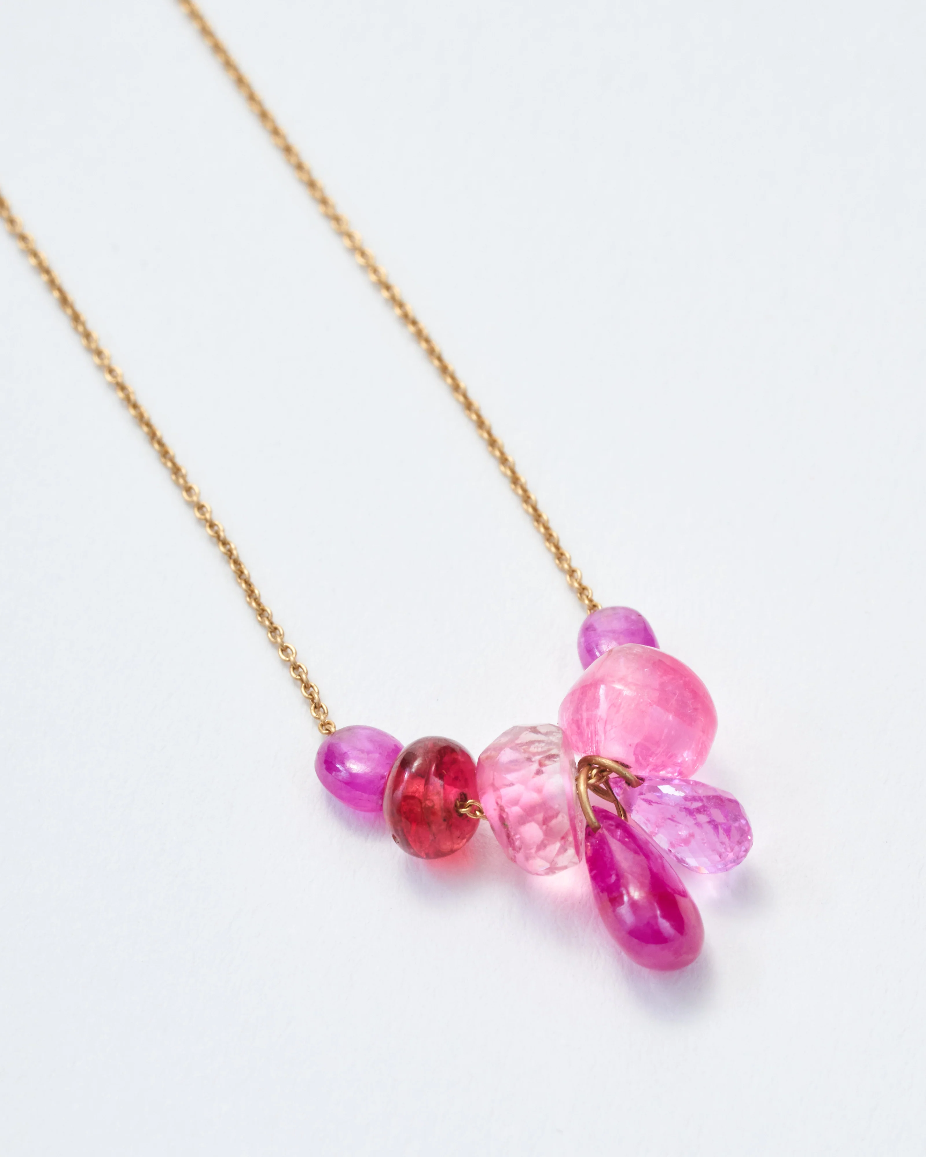 collage multi-stone necklace - Image 4