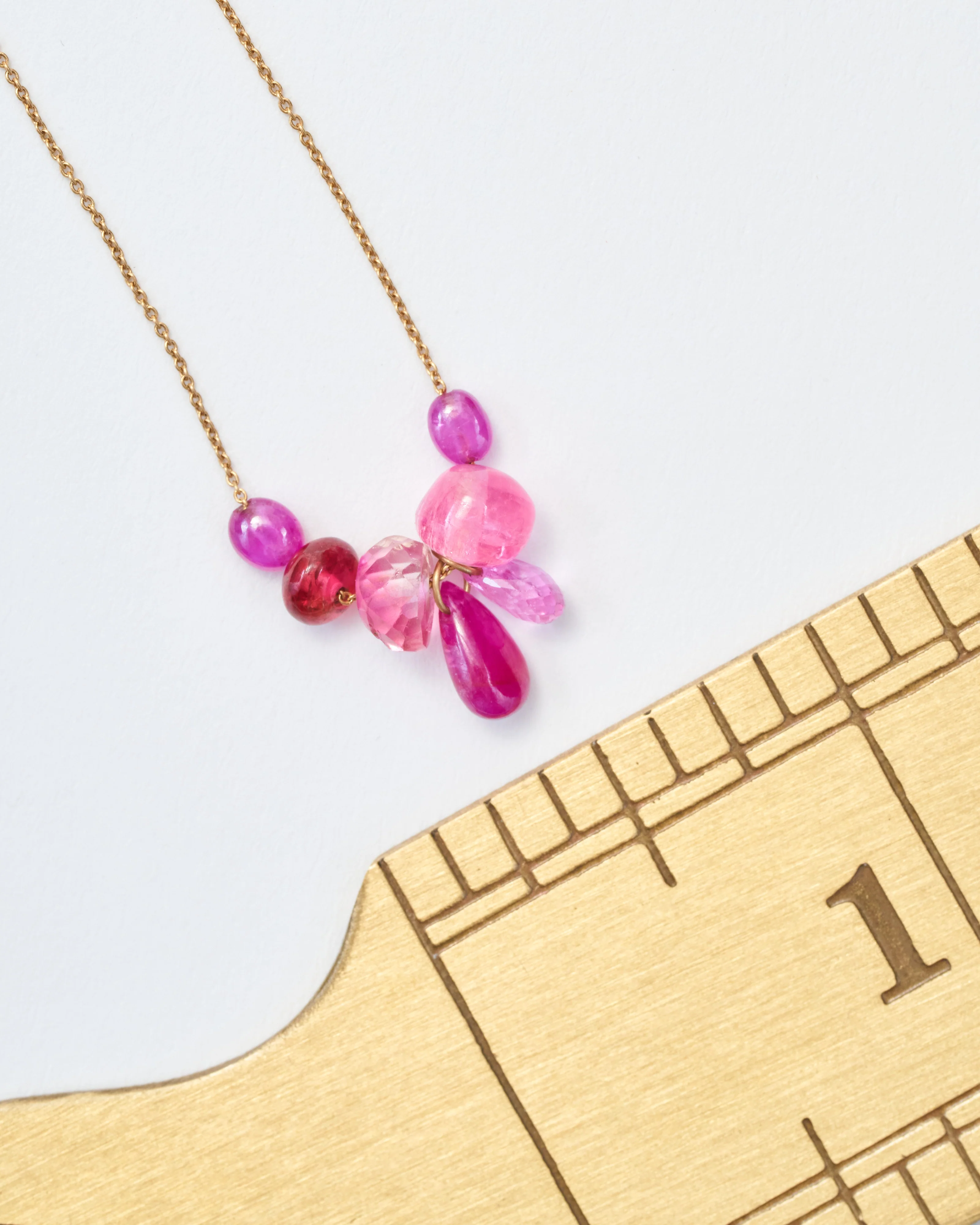 collage multi-stone necklace - Image 5