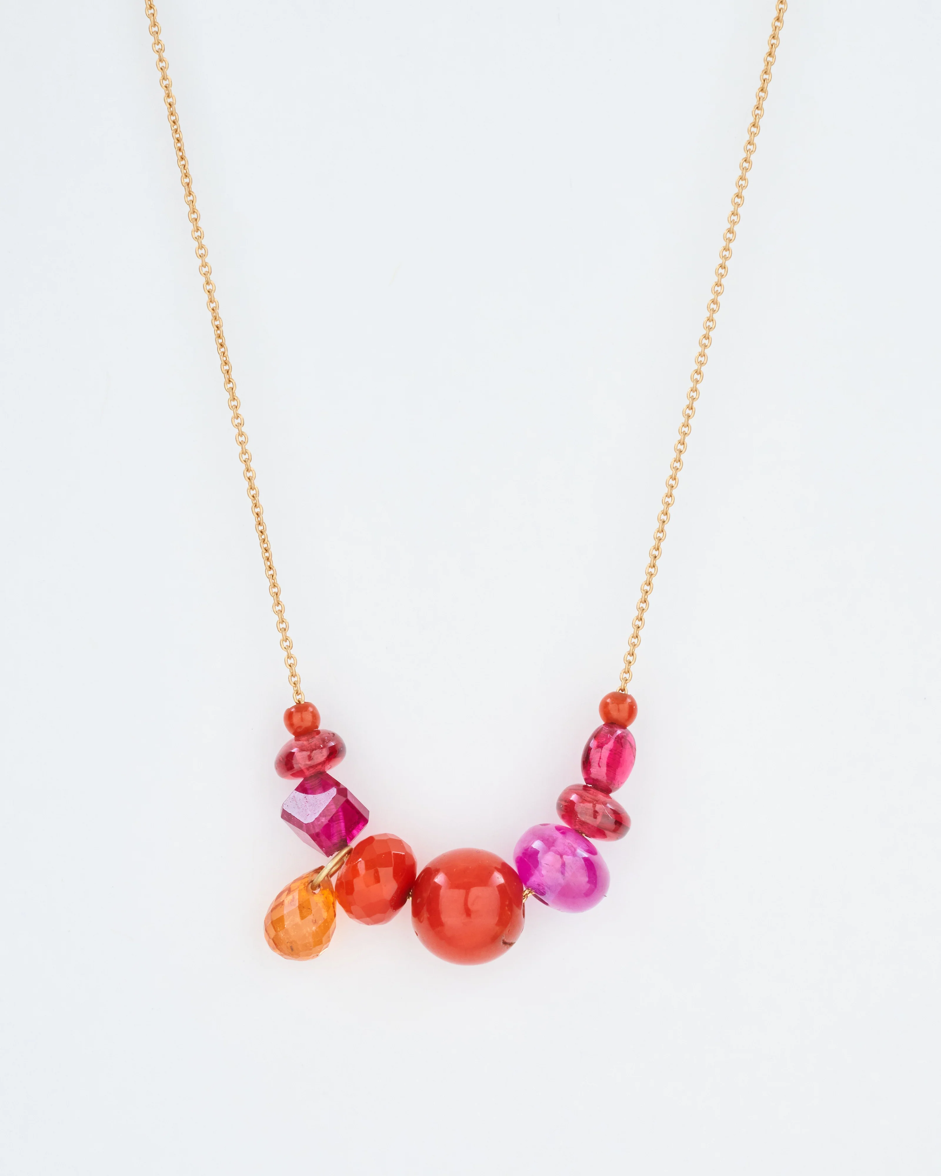 collage multi-stone necklace - Image 2