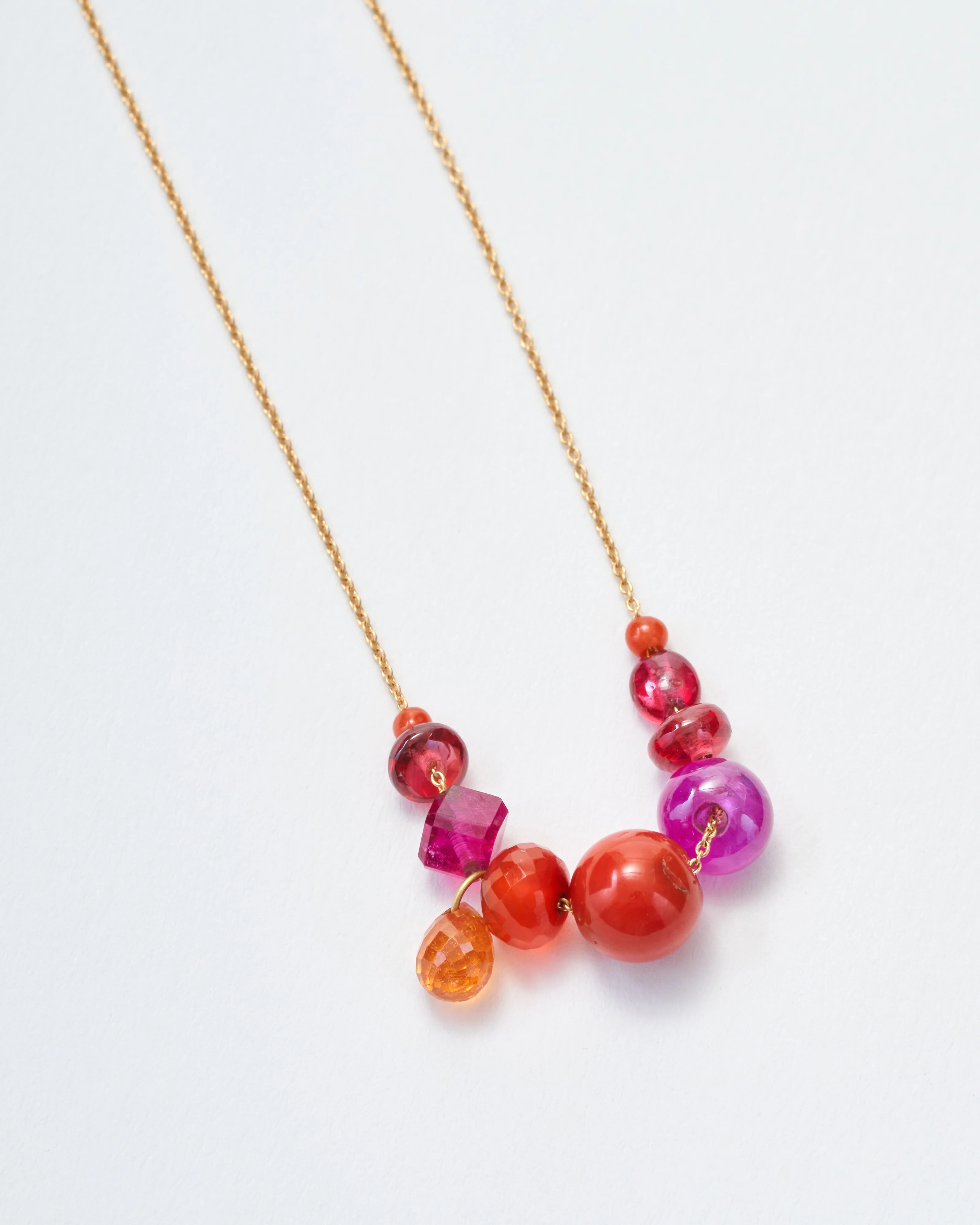 collage multi-stone necklace - Image 4