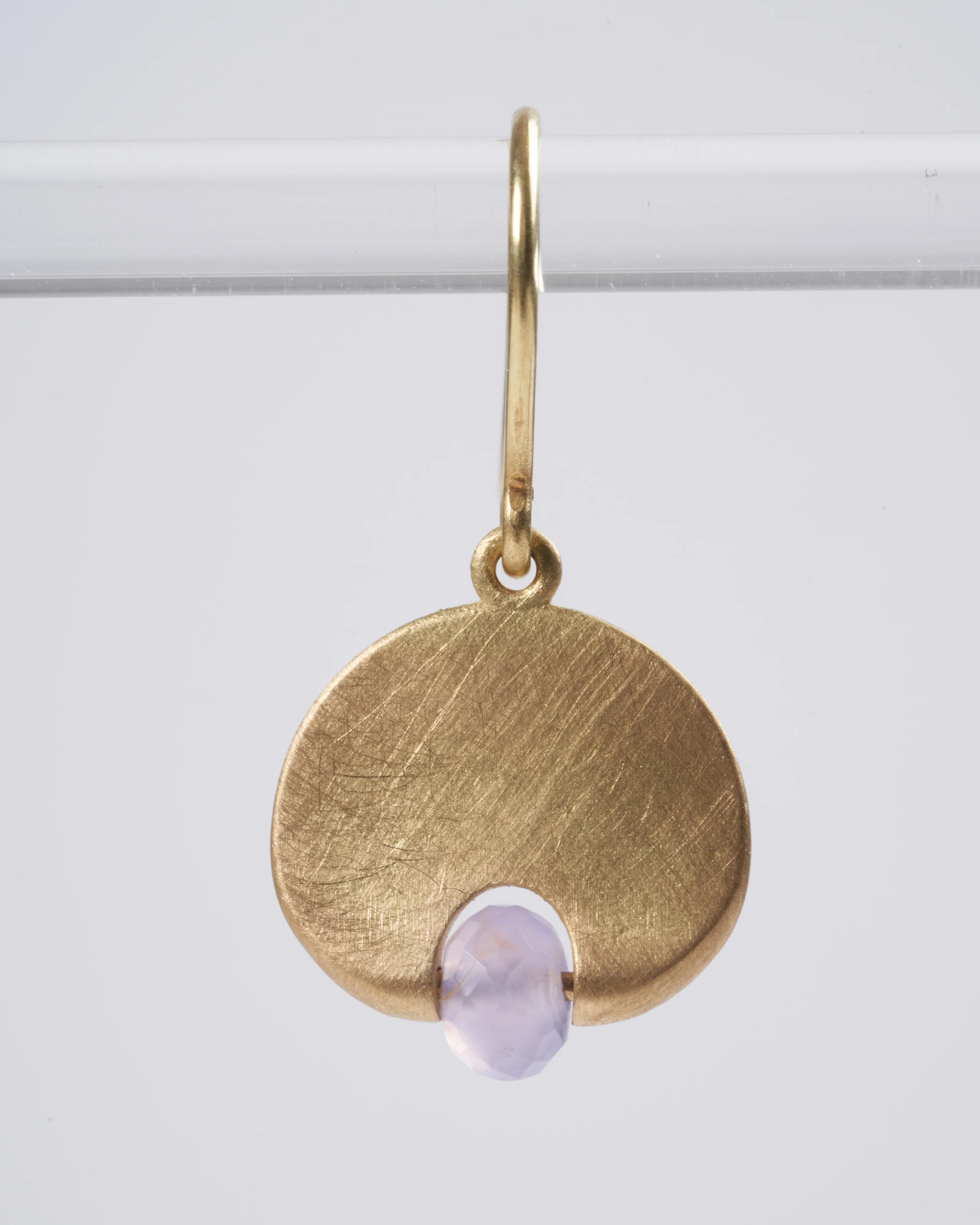lily pad small lavender chalcedony - lavender - Image 2