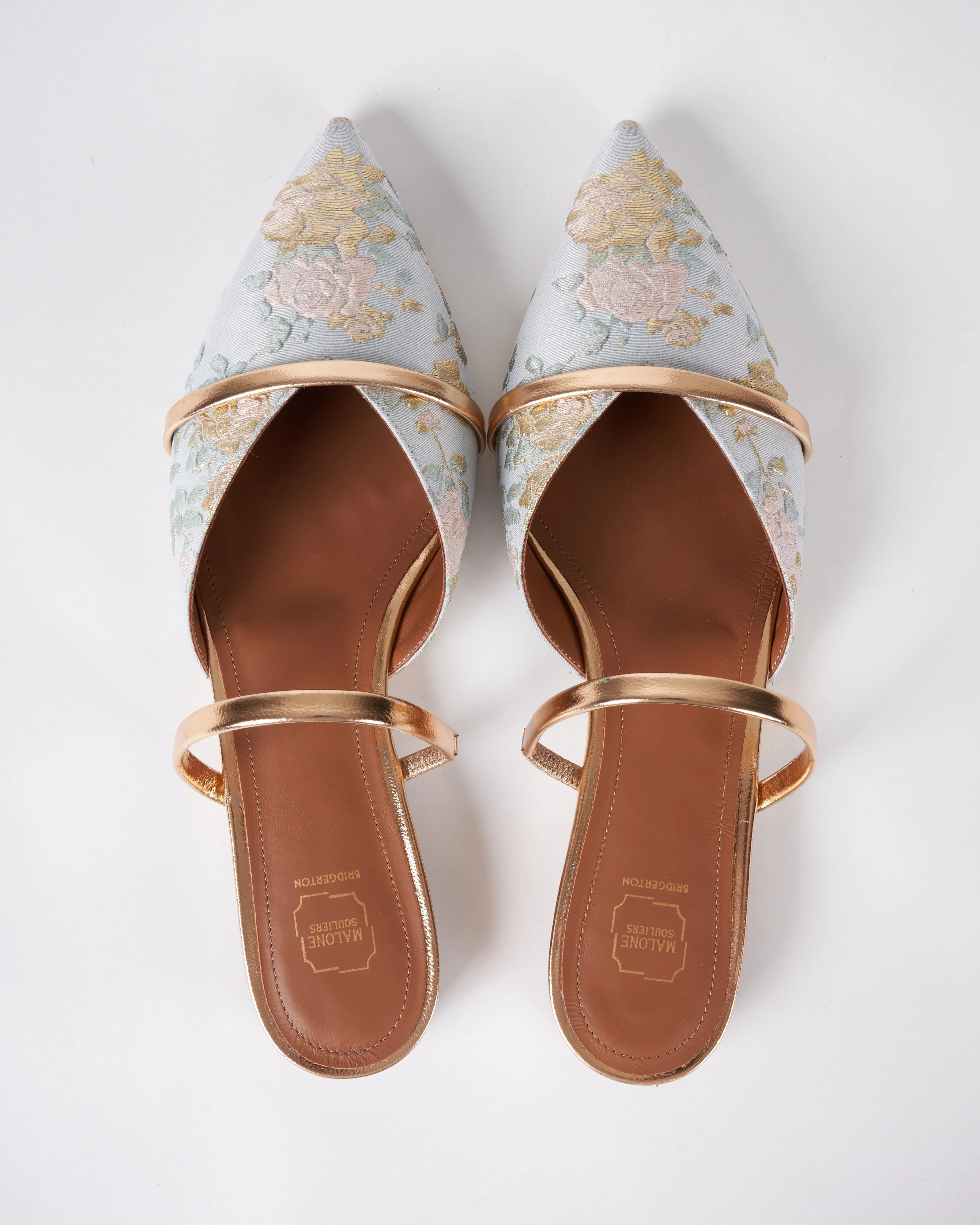 frankie flat - pale blue and brass - Image 4