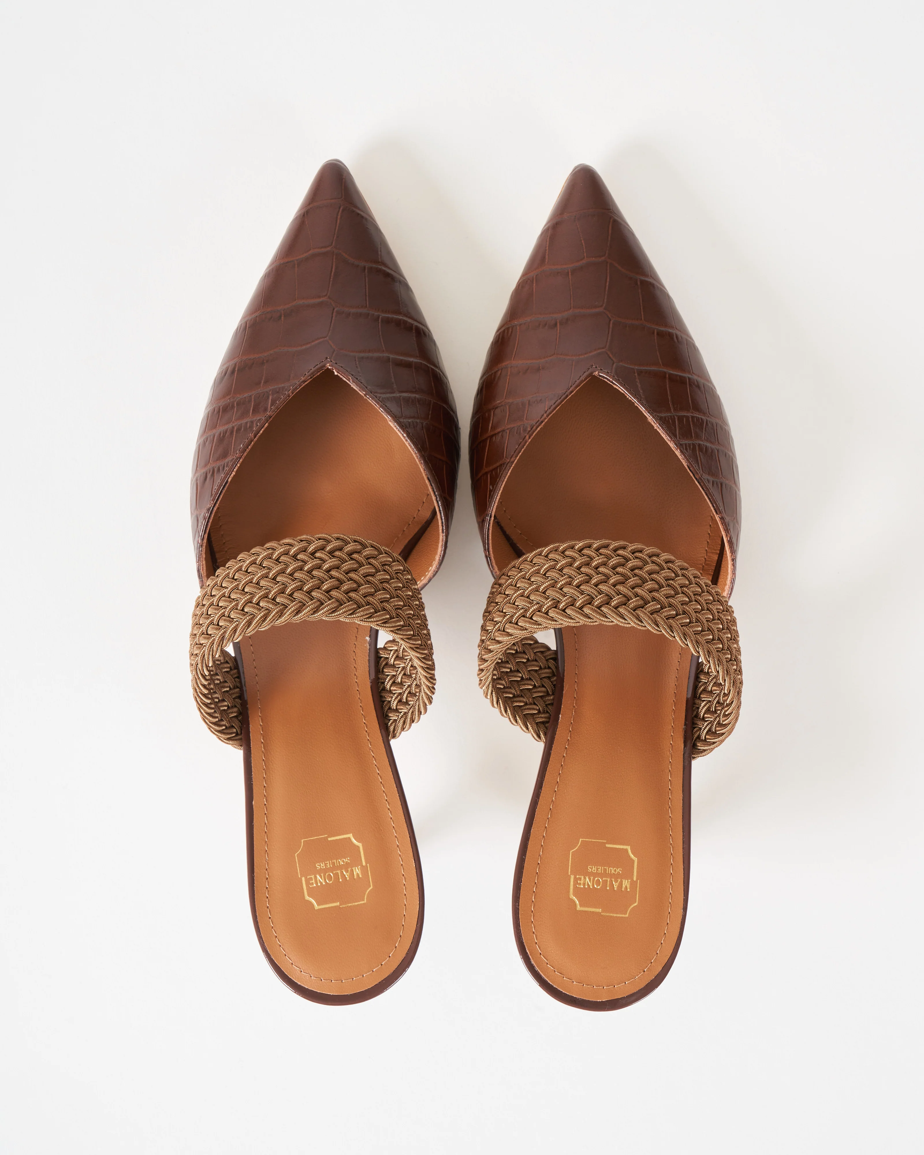 maisie heel - brown croco - Image 3