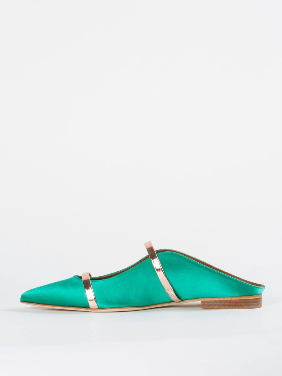 maureen flat - emerald/rose gold - Image 2