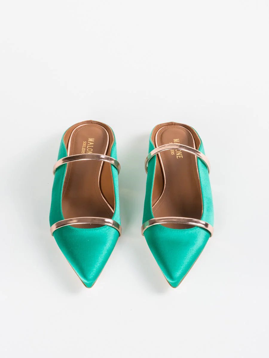 maureen flat - emerald/rose gold - Image 3