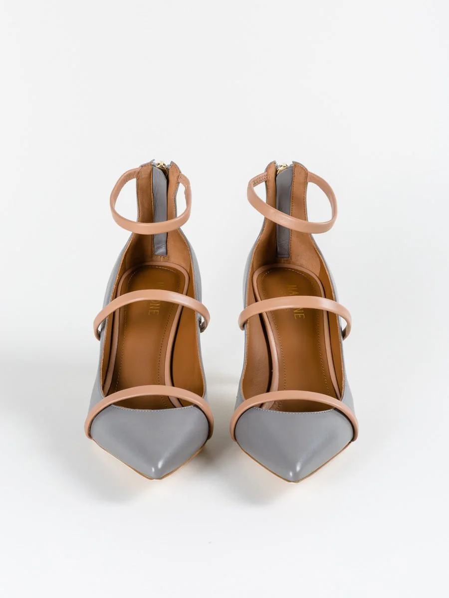 robyn heel - dark grey/nude - Image 3