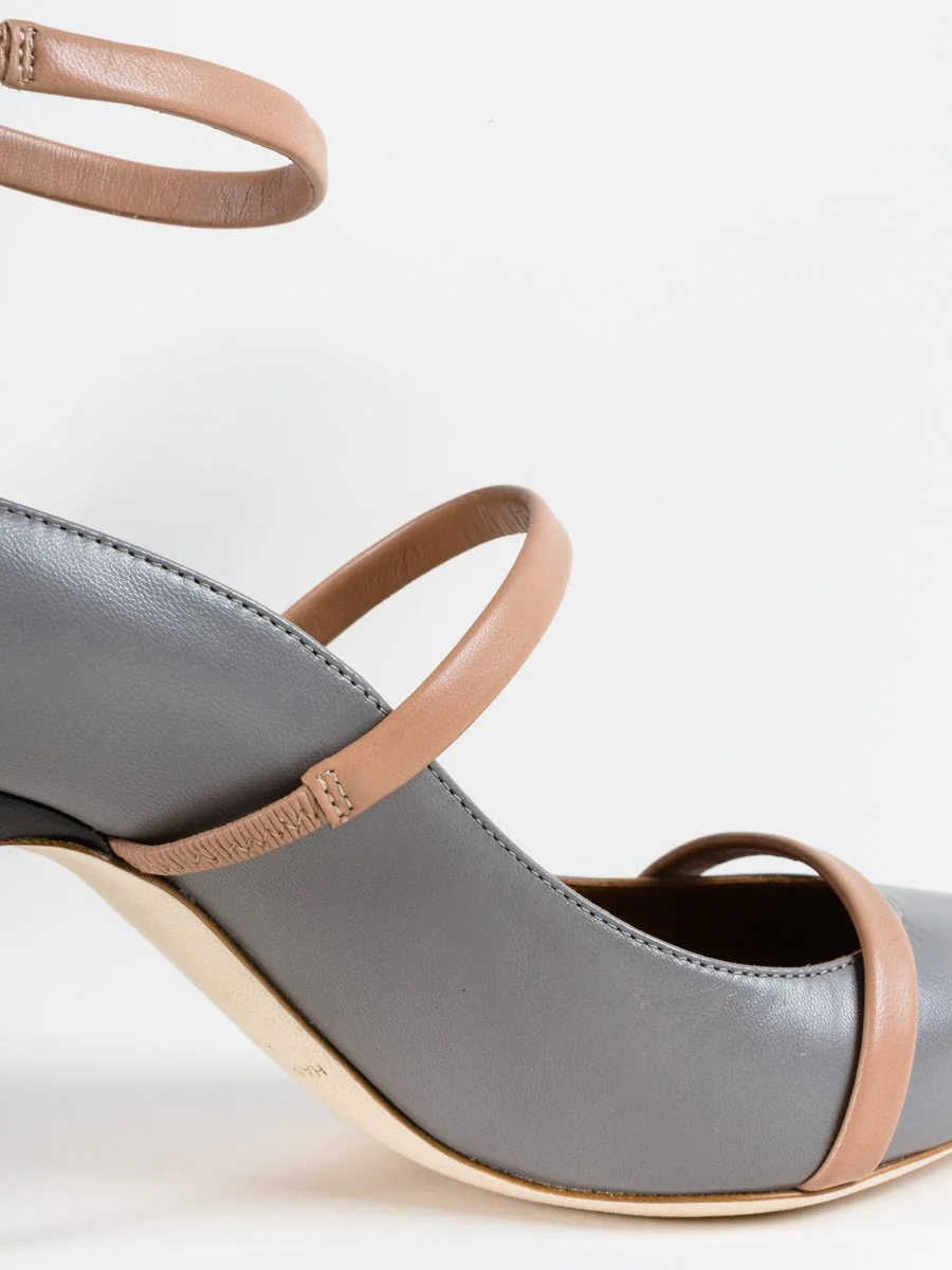 robyn heel - dark grey/nude - Image 5