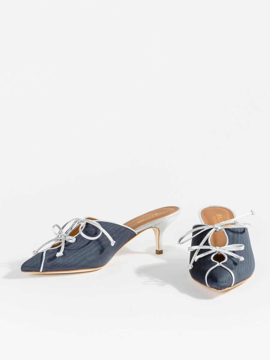 victoria kitten mule - navy - Image 6
