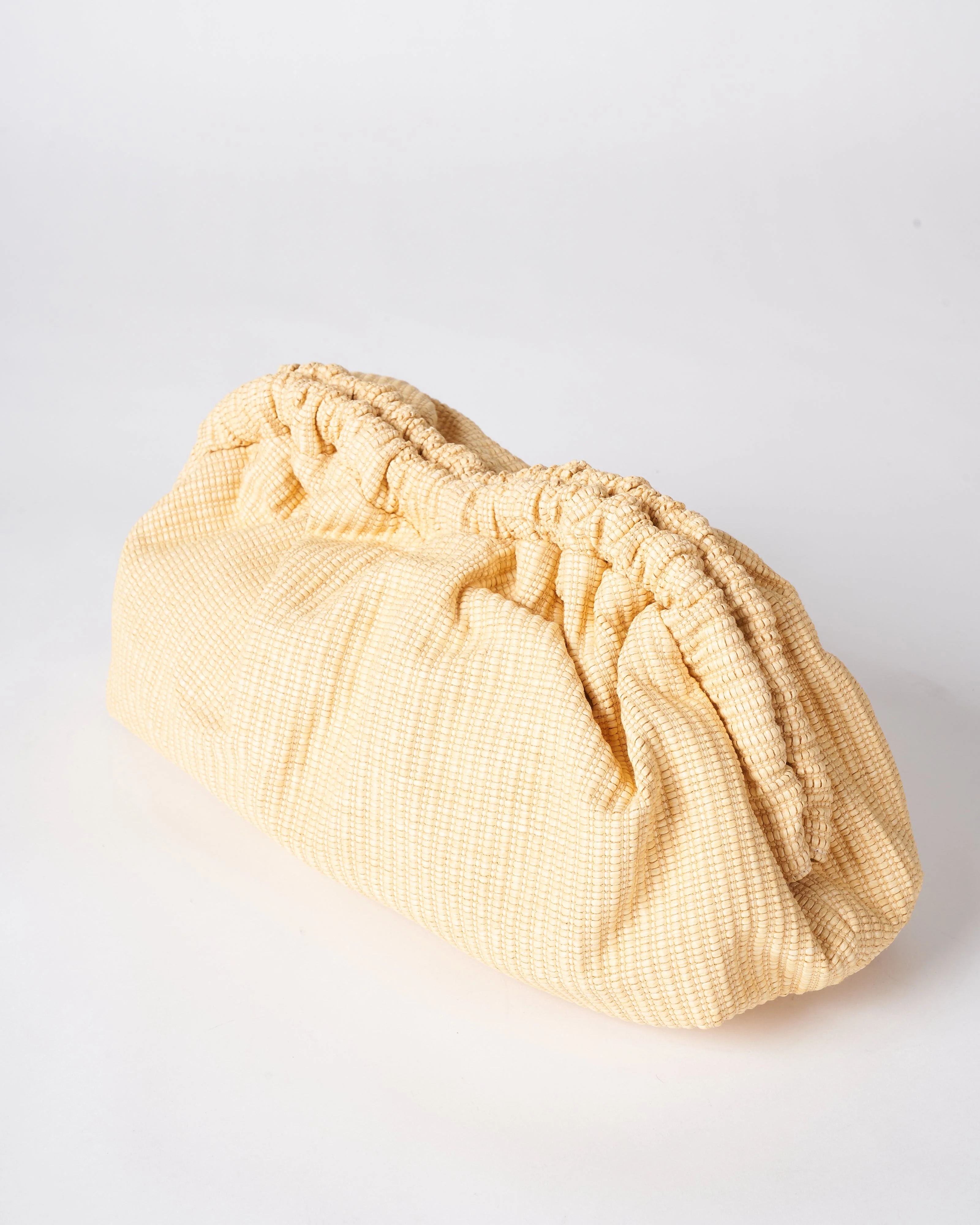 raffia cloud clutch - natural - Image 3