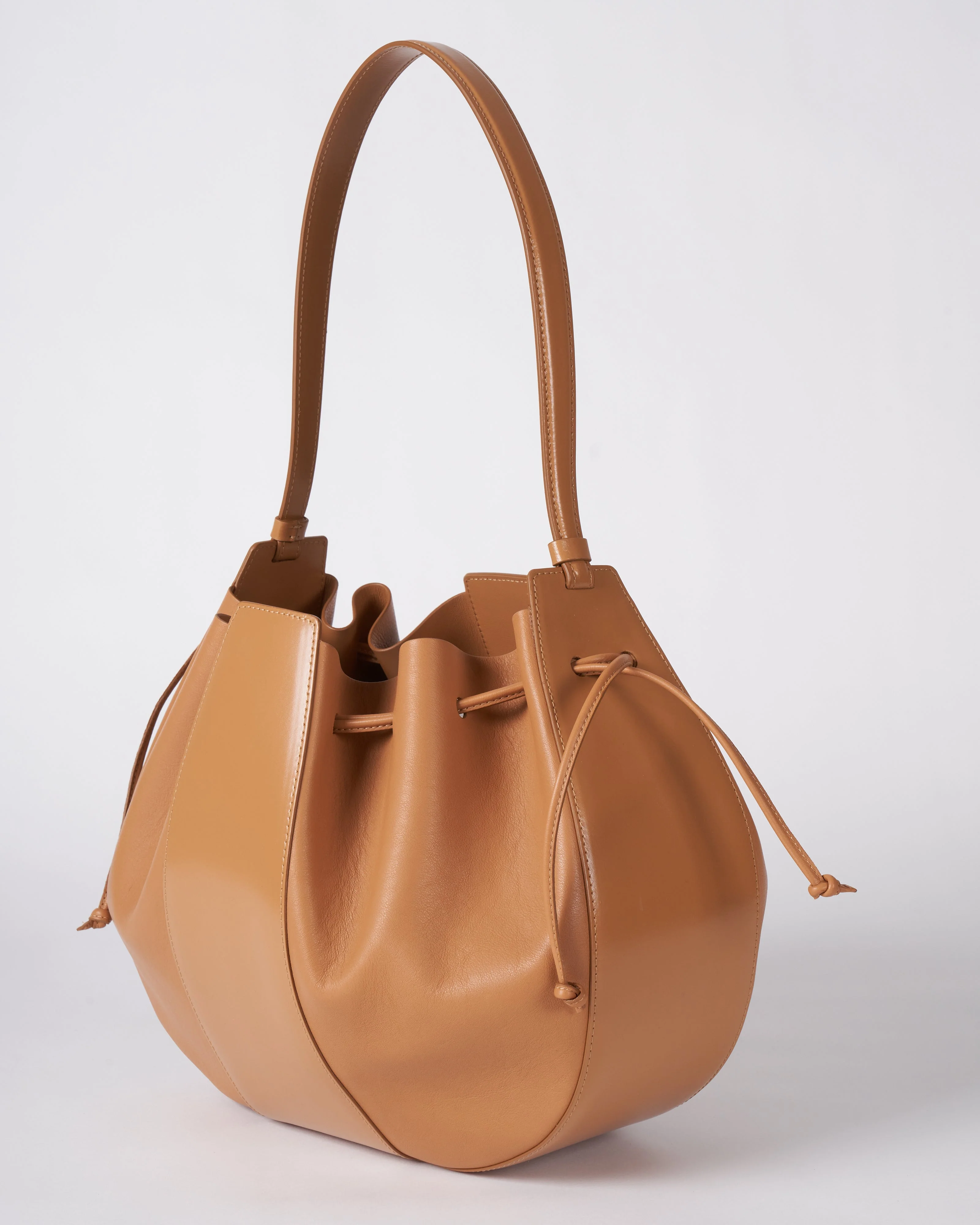 large lilium bag - caramel - Image 3