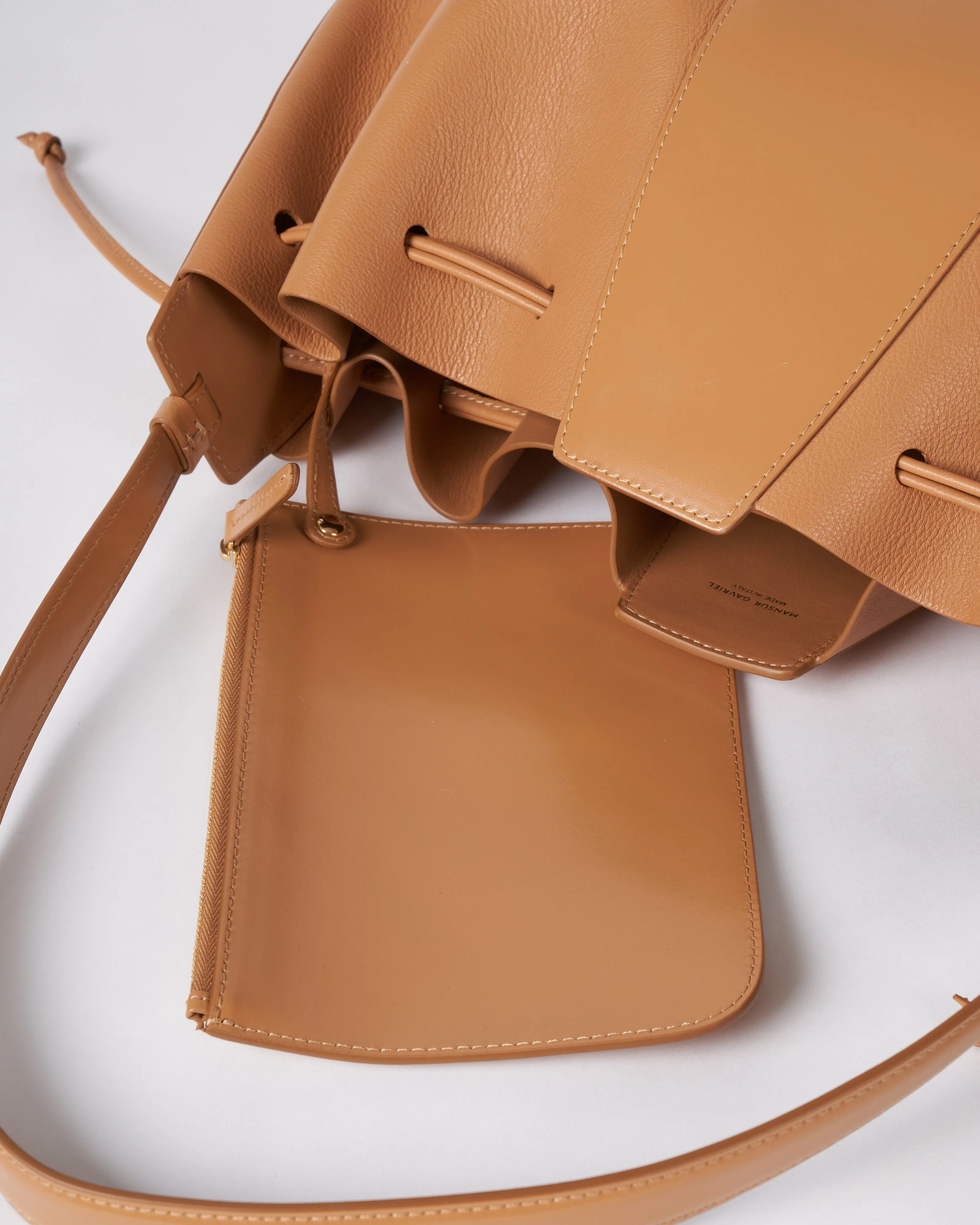 large lilium bag - caramel - Image 4