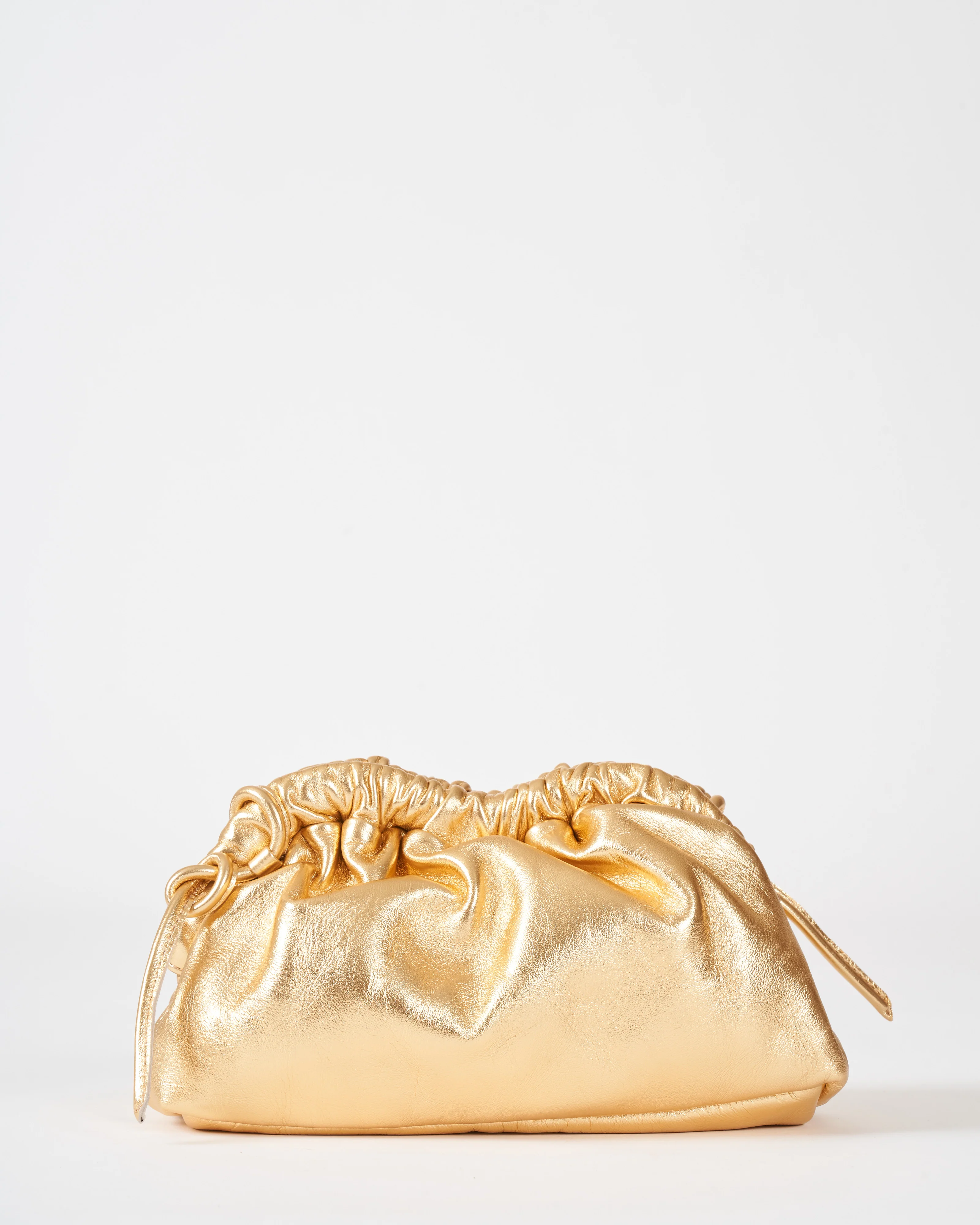 mini cloud clutch - gold - Image 2