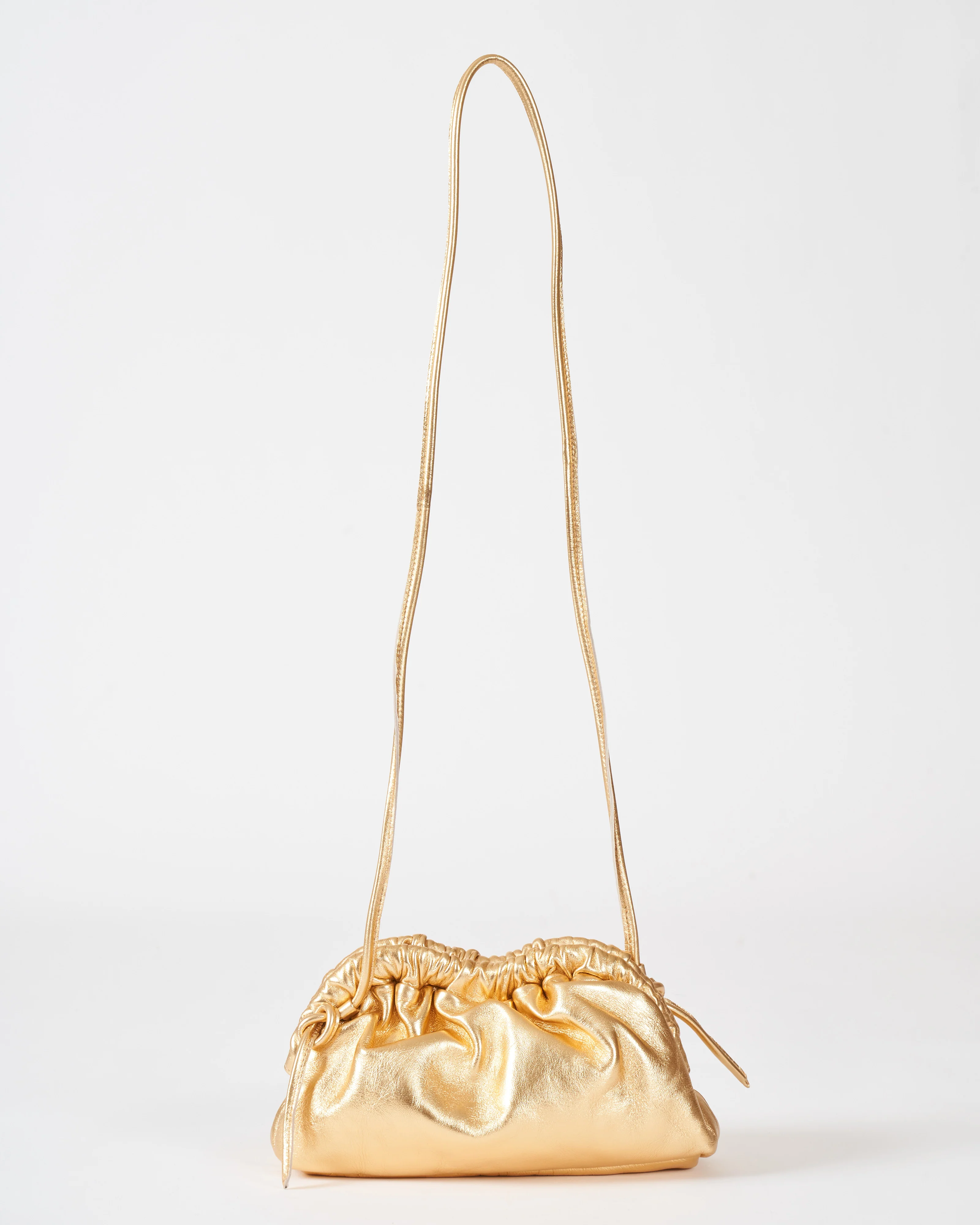 mini cloud clutch - gold - Image 3