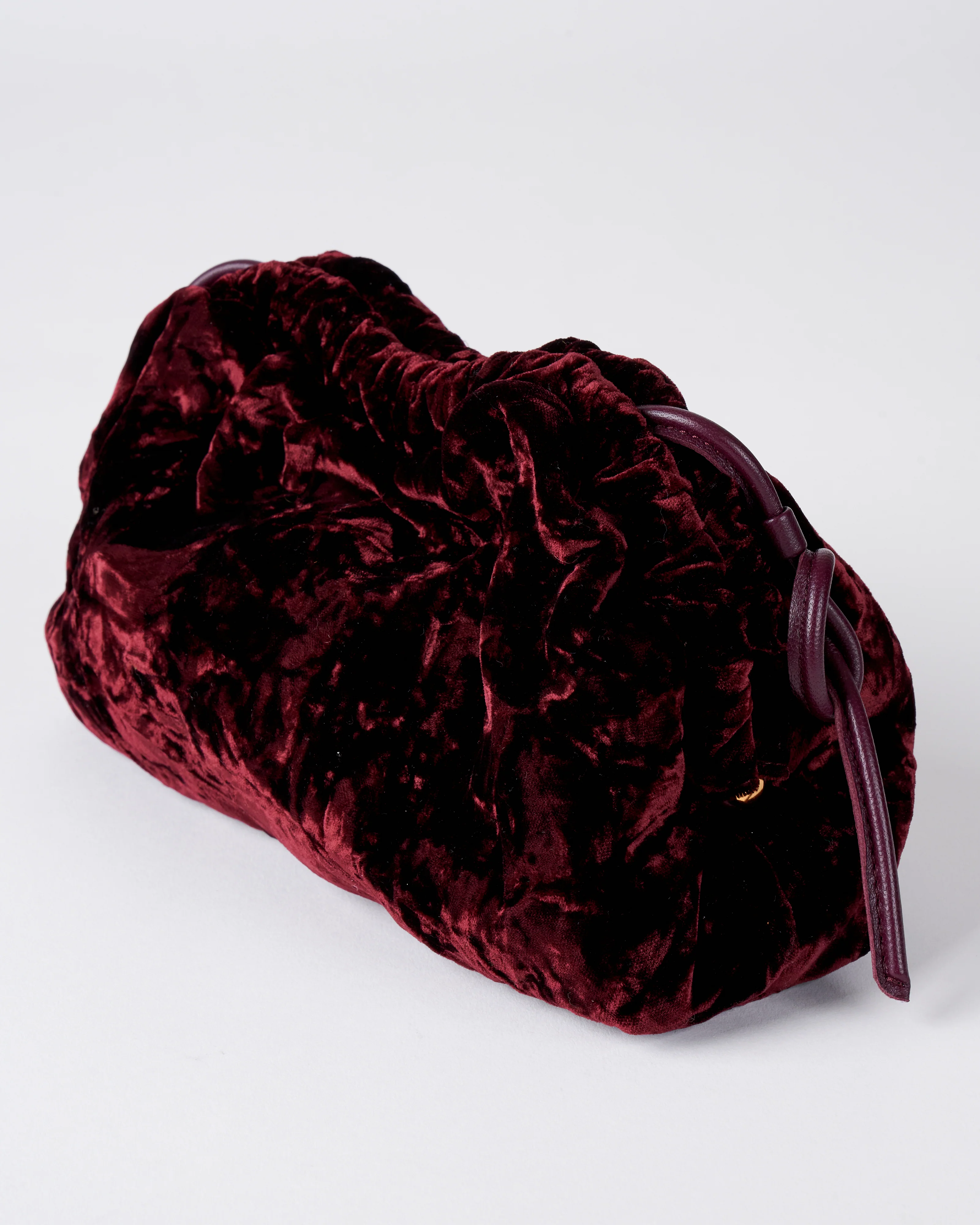 mini cloud clutch - plum - Image 3