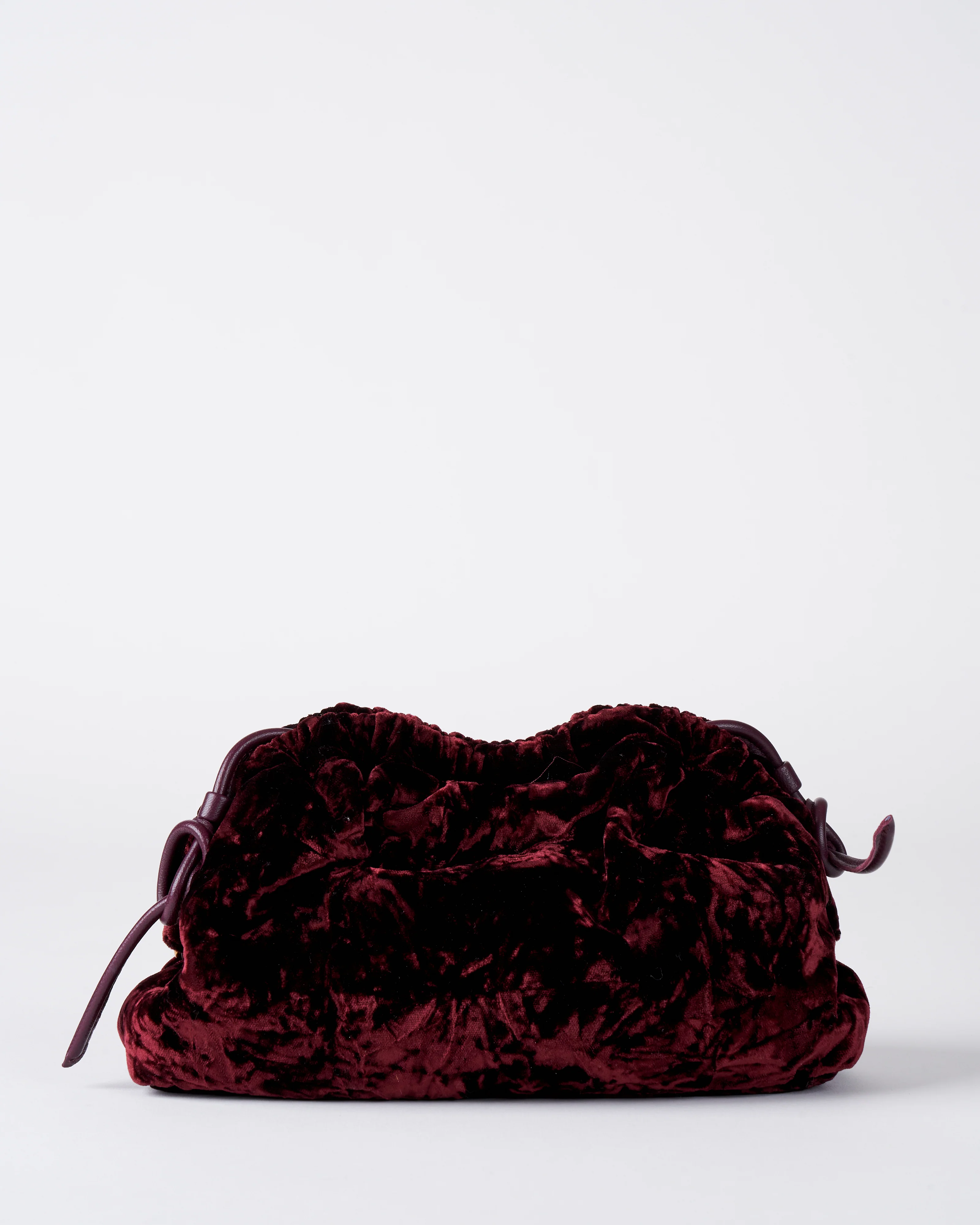 mini cloud clutch - plum - Image 5