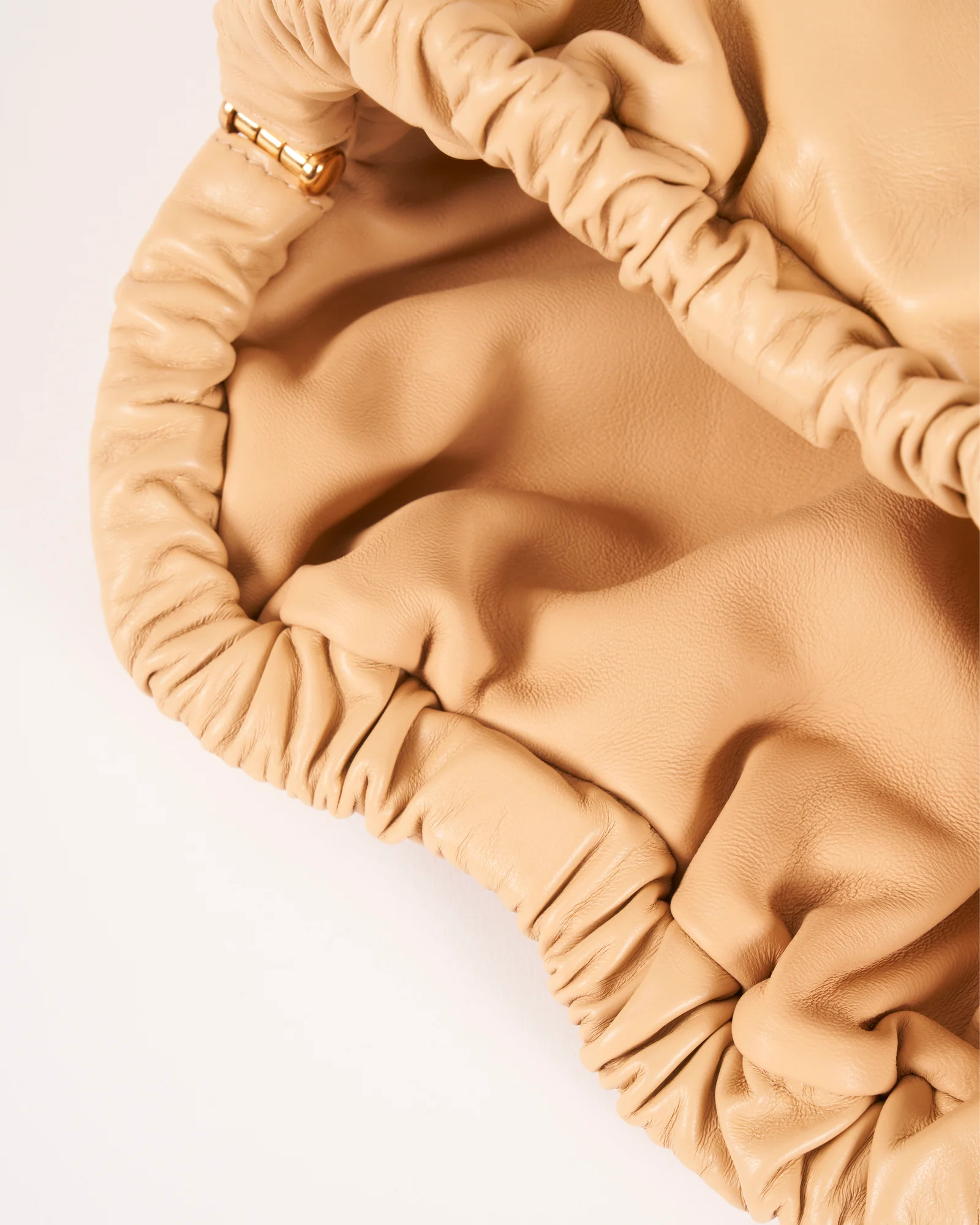 mini cloud clutch - sand - Image 3