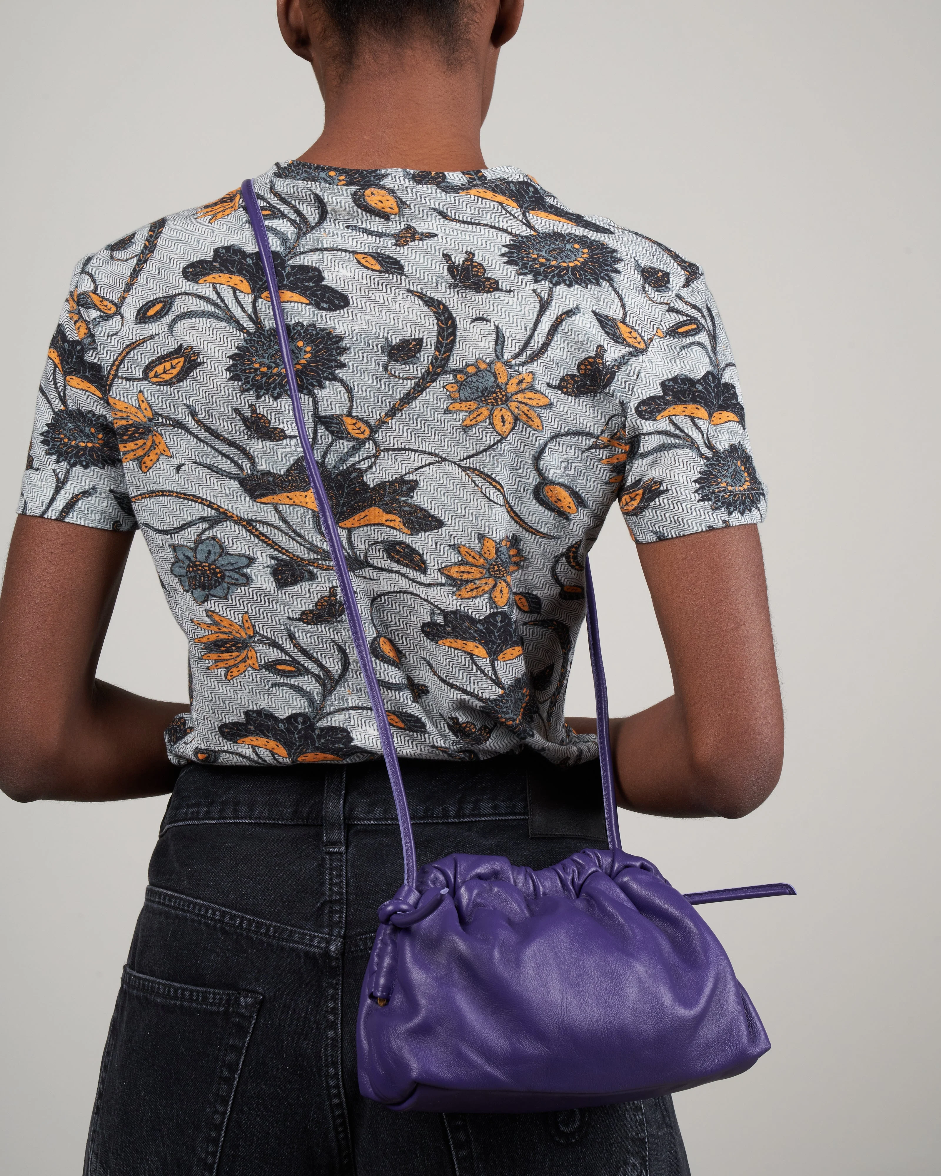 mini cloud clutch - viola - Image 2
