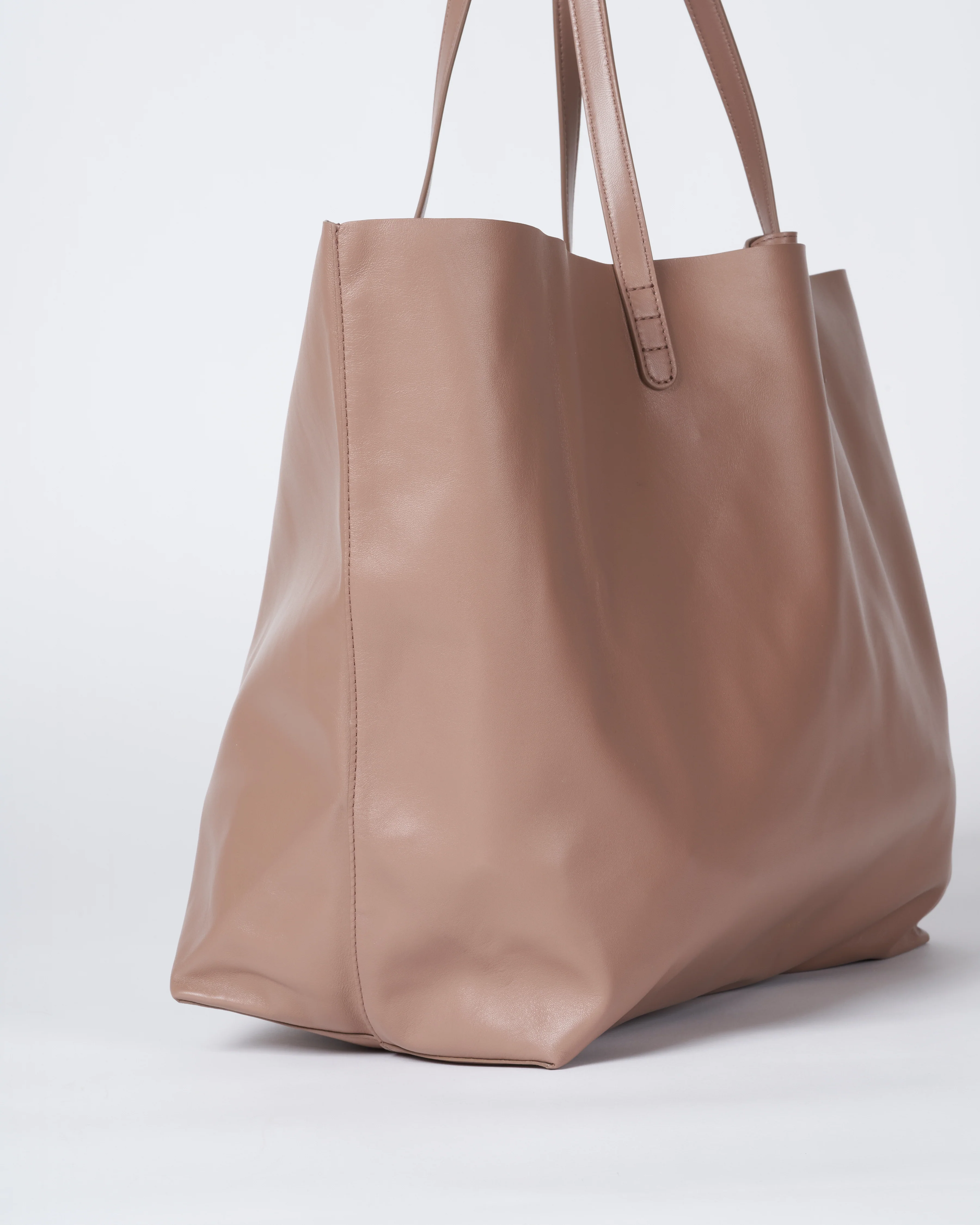 oversized tote - biscotto - Image 3