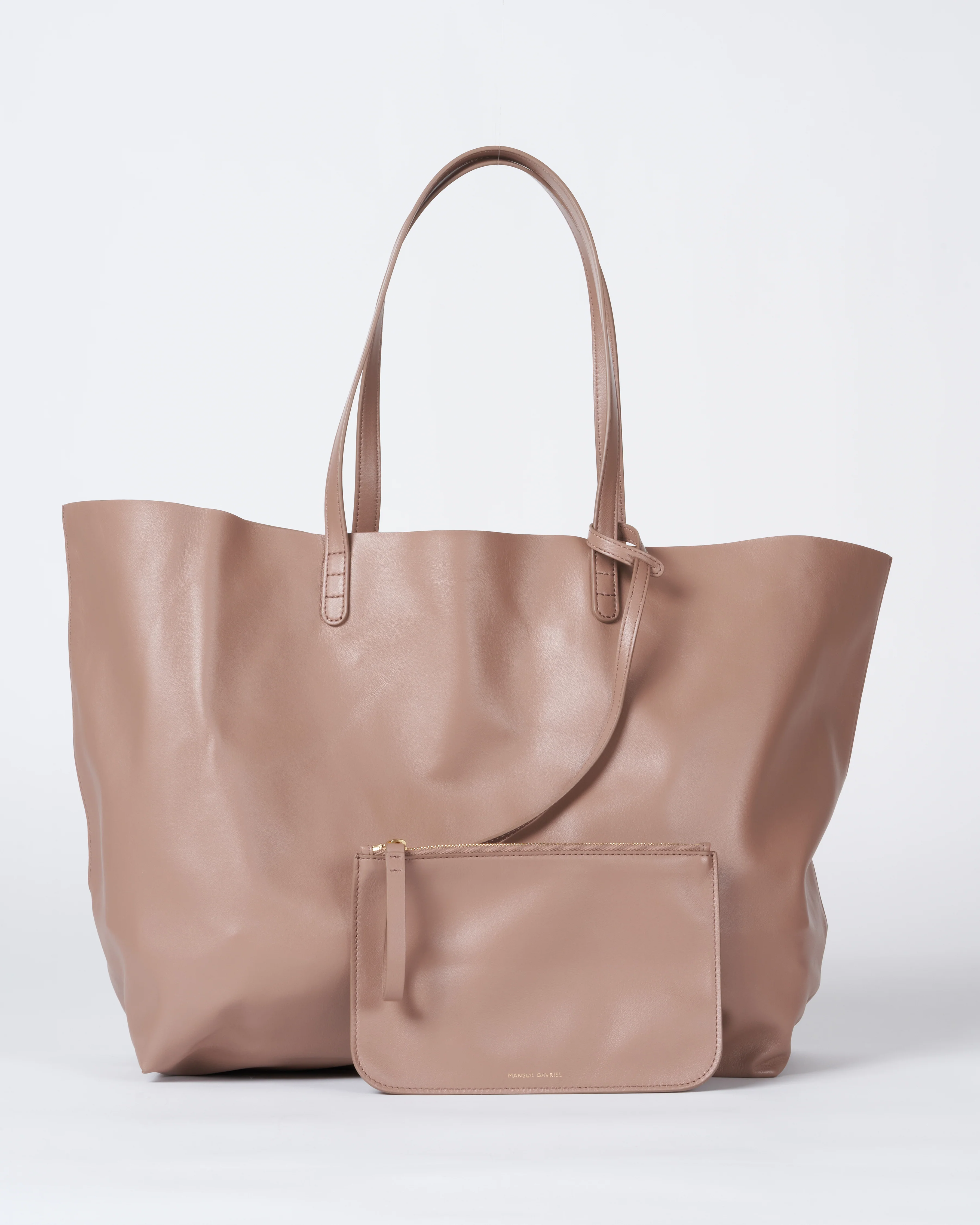 oversized tote - biscotto - Image 4