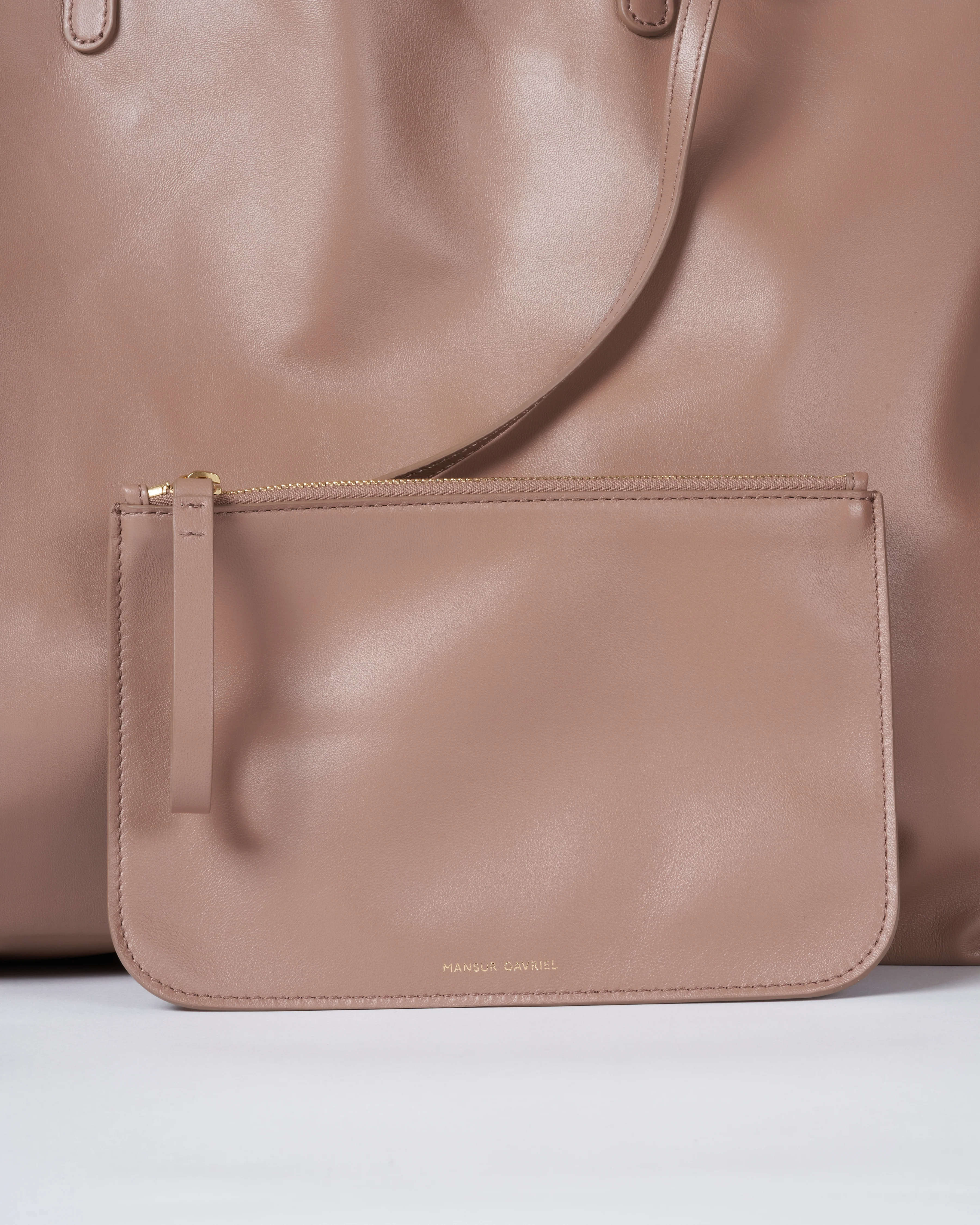 oversized tote - biscotto - Image 5