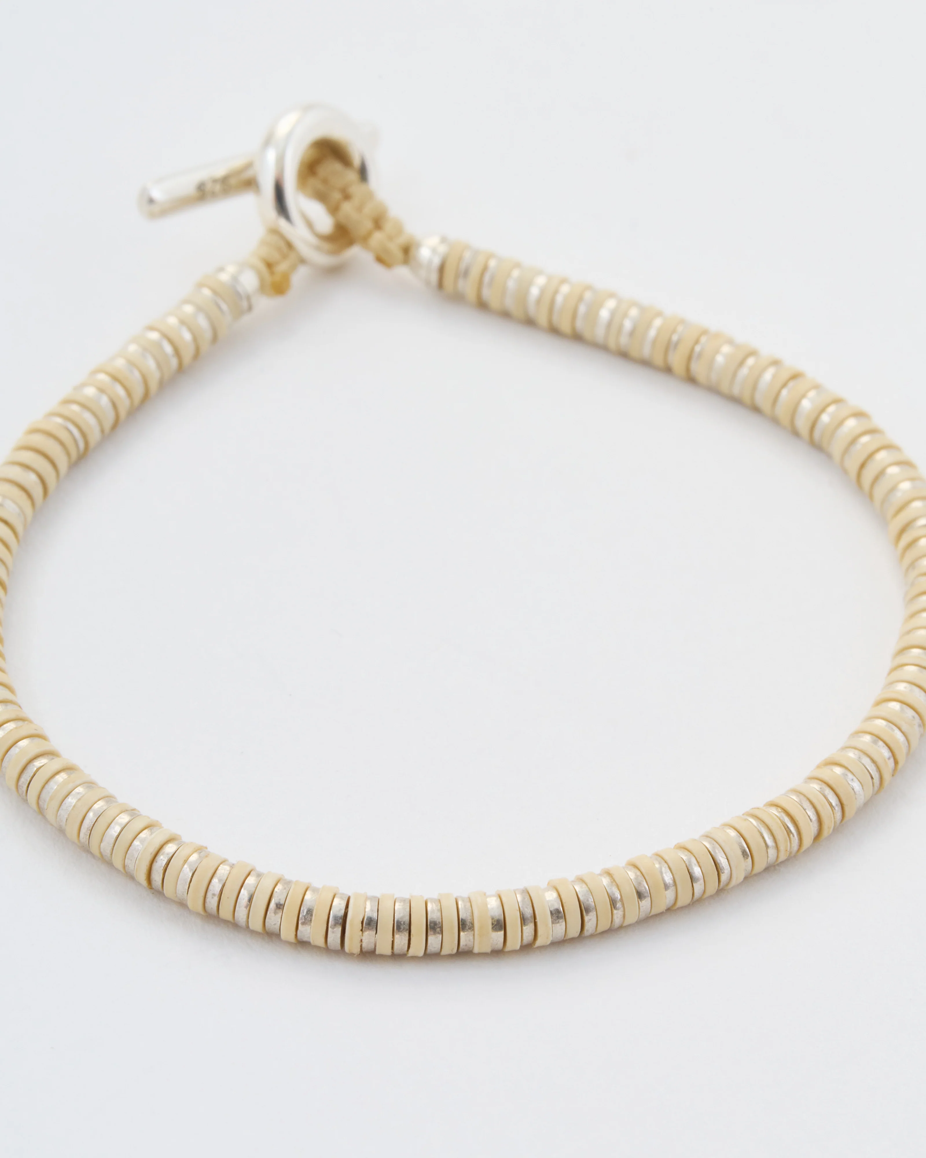mini katta bracelet in off white - Image 4