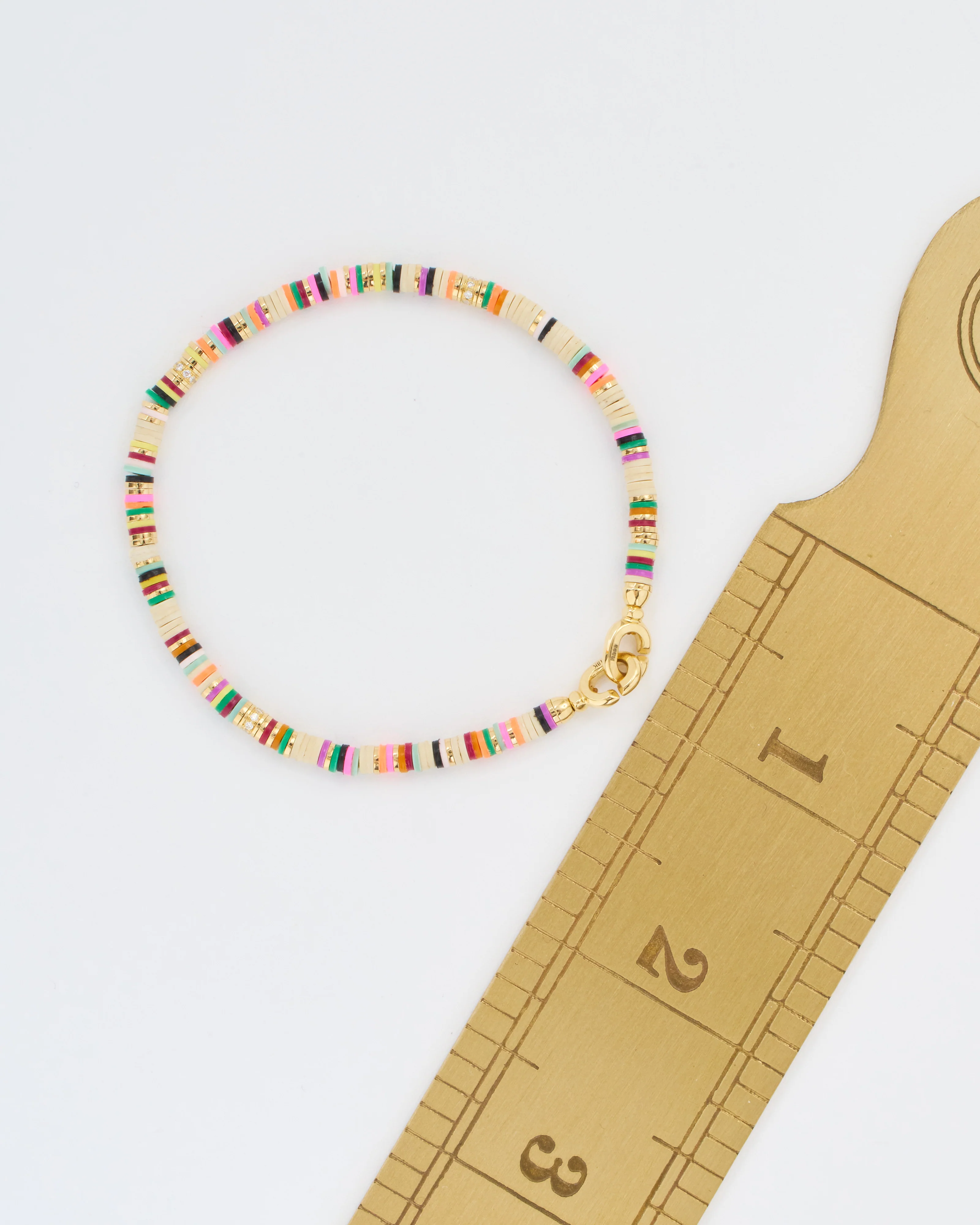 mini malli african disc bracelet 18k - Image 6