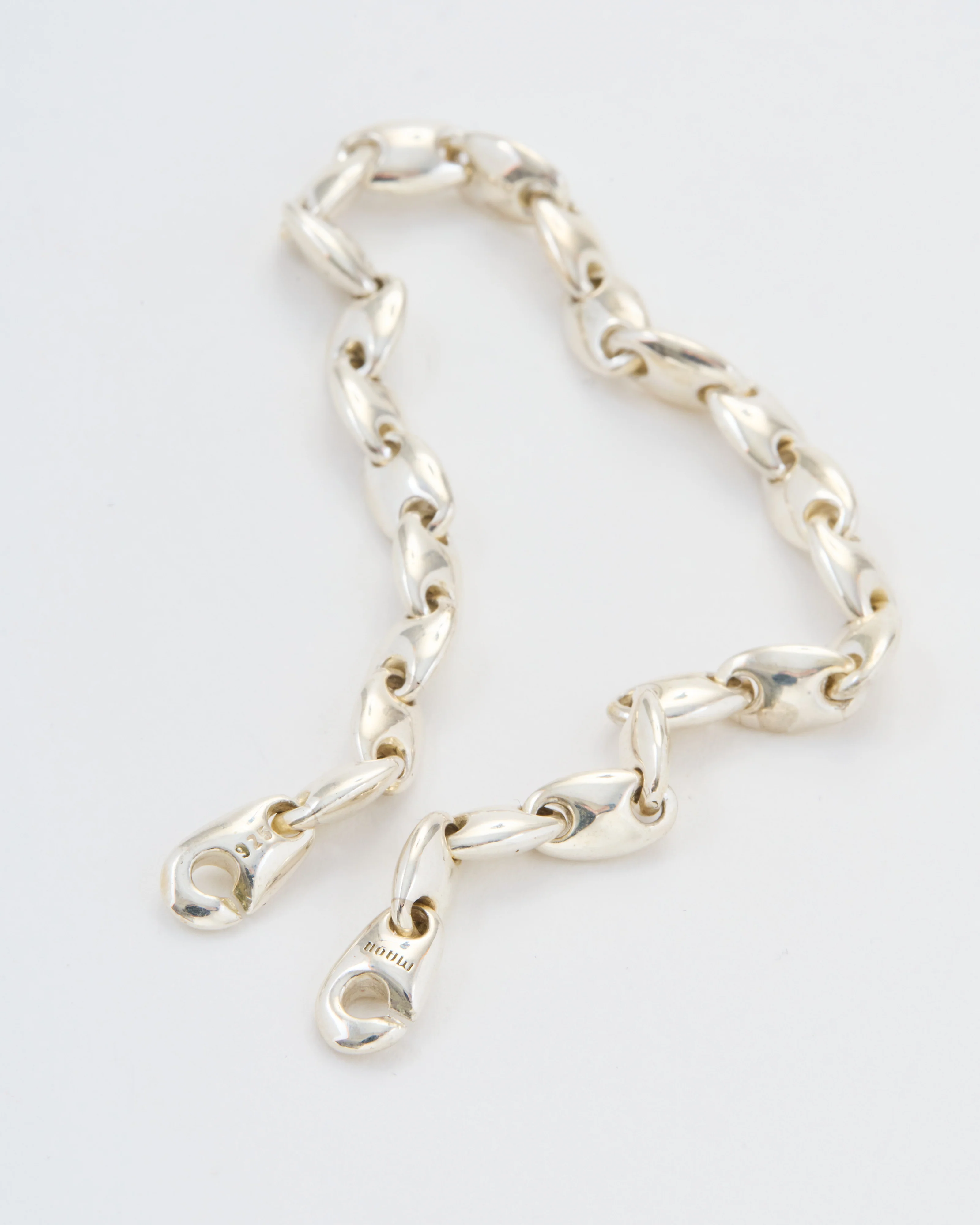 neo 5mm bracelet in silver - Image 5