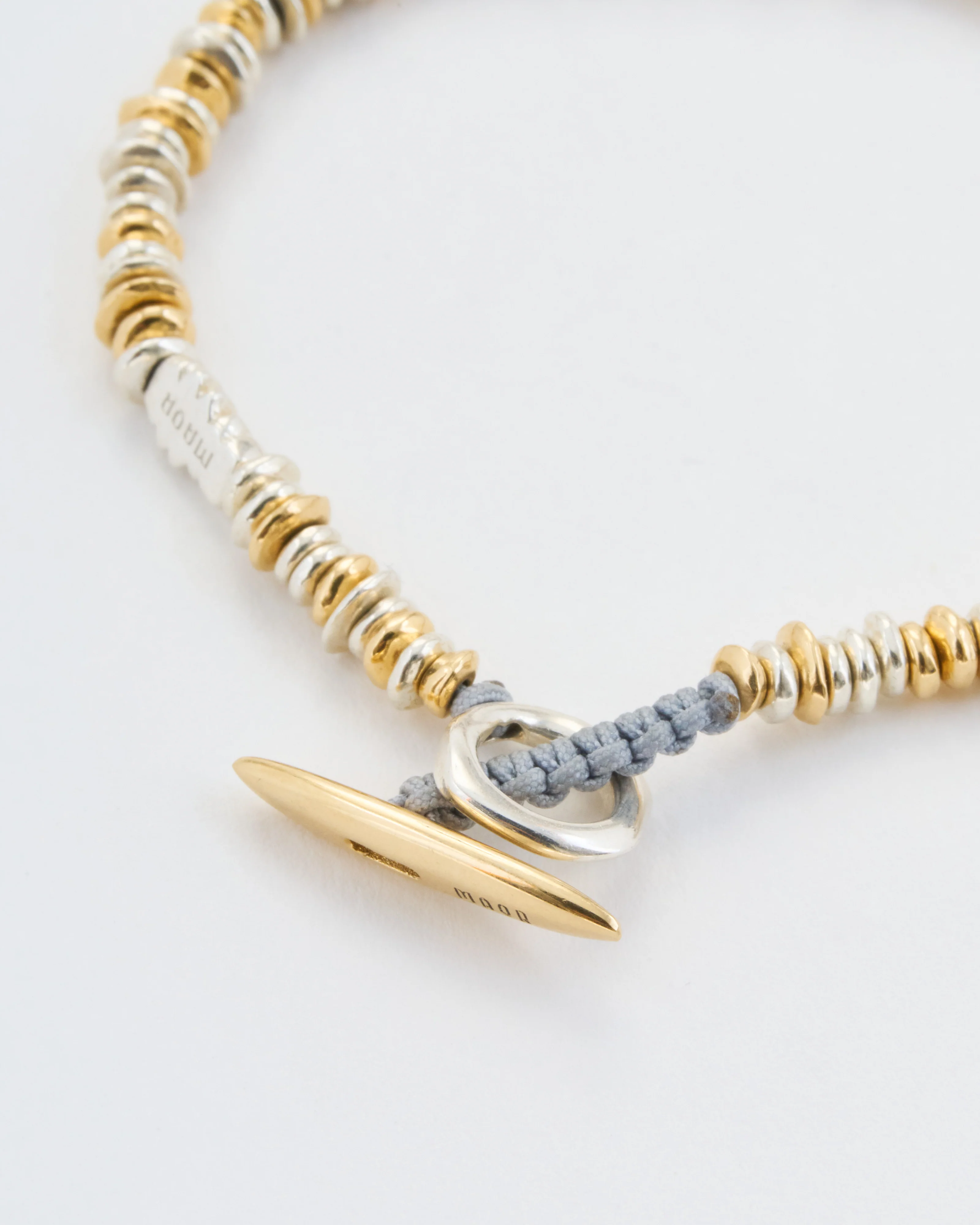 pilla sterling silver and yellow gold bracelet - Image 5