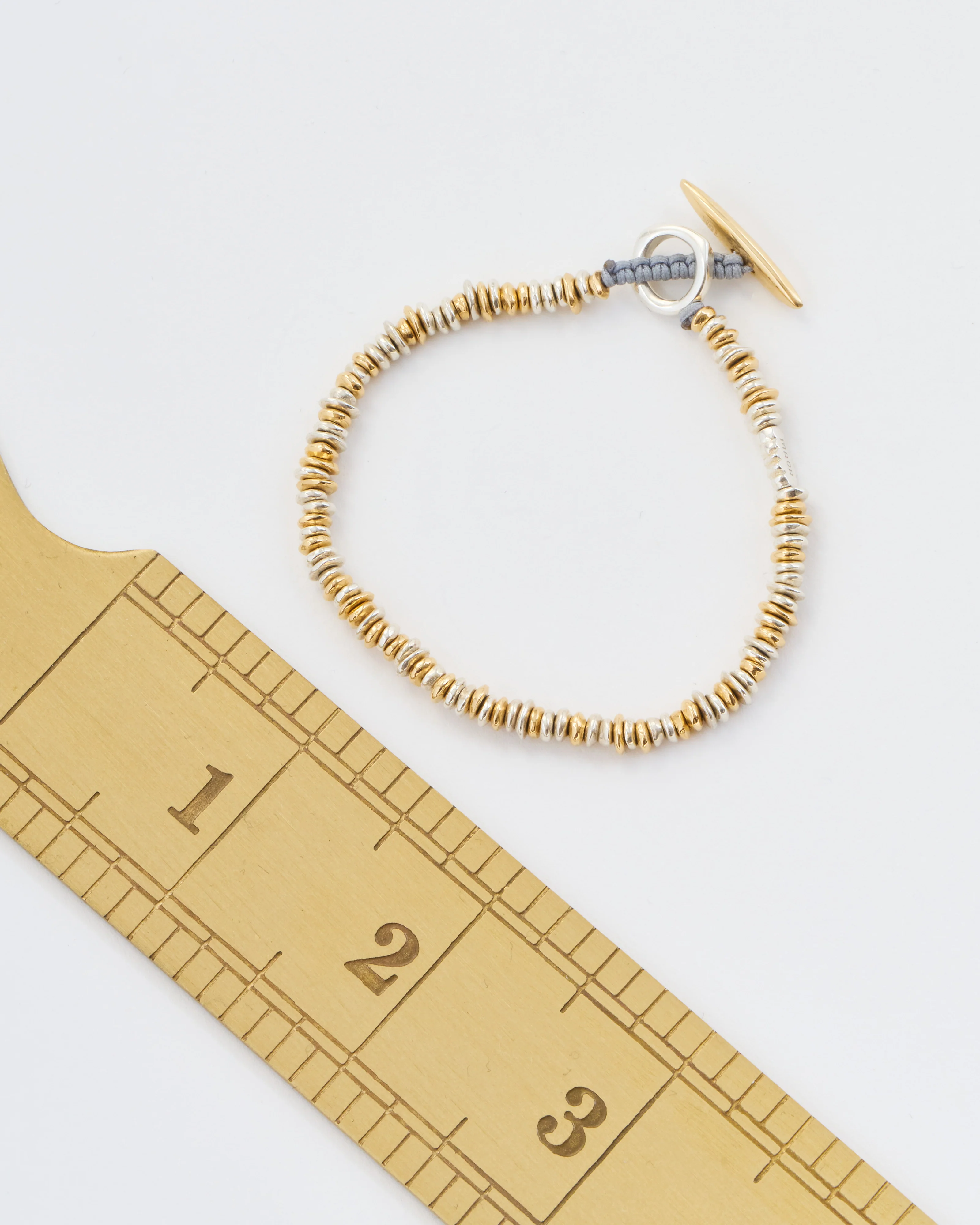 pilla sterling silver and yellow gold bracelet - Image 6