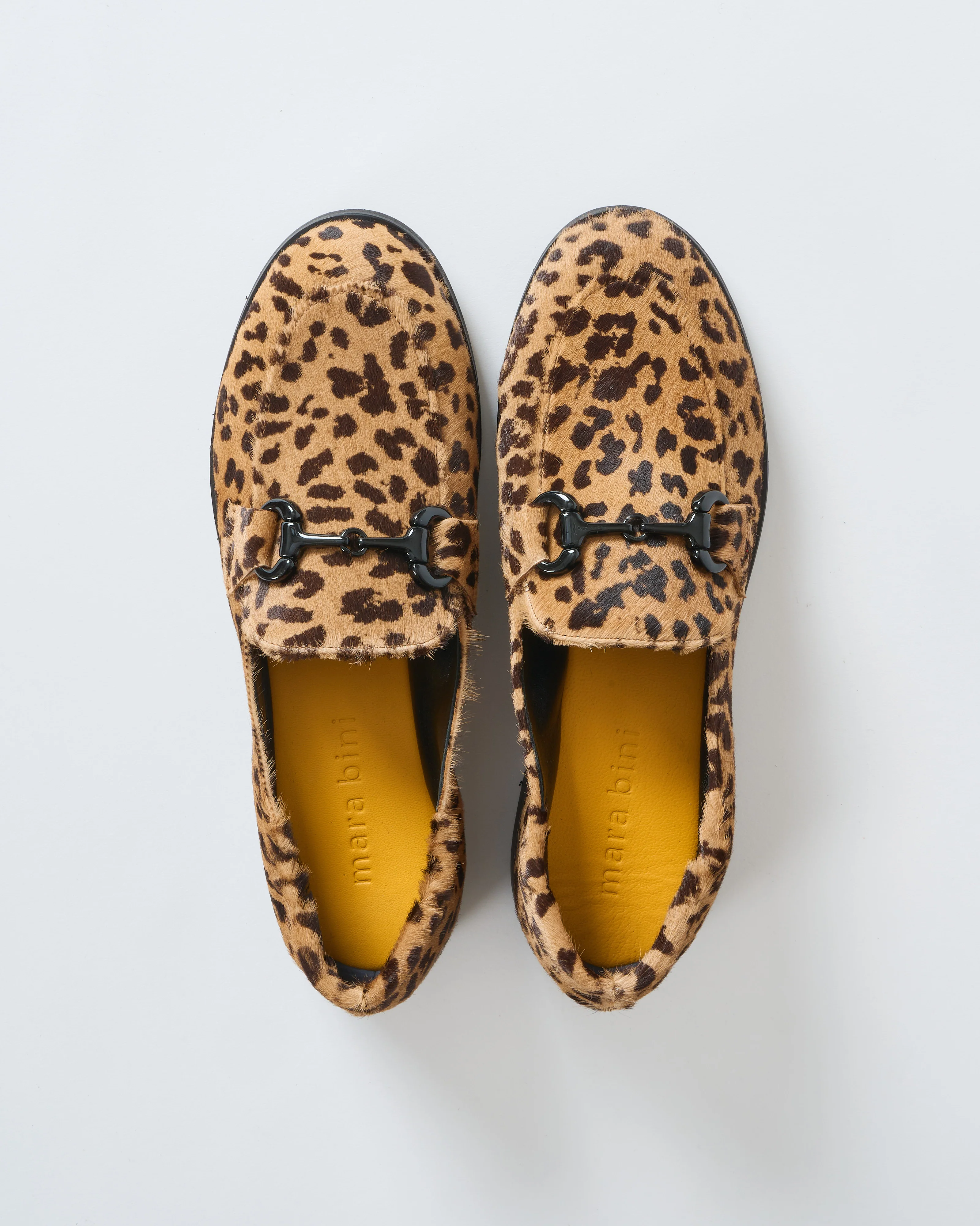 leopard pony loafer with black bit - Image 2
