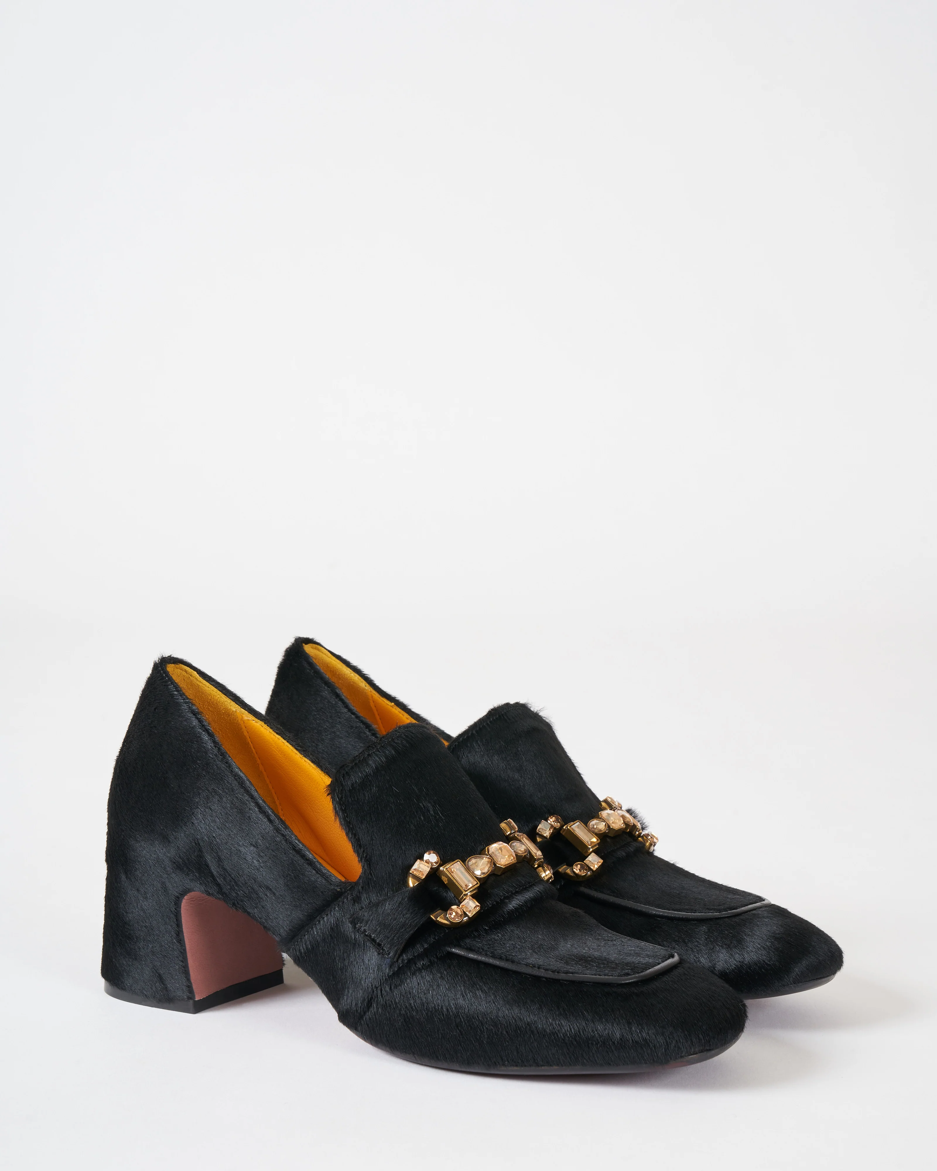 perla pony heel with crystal bit - Image 3