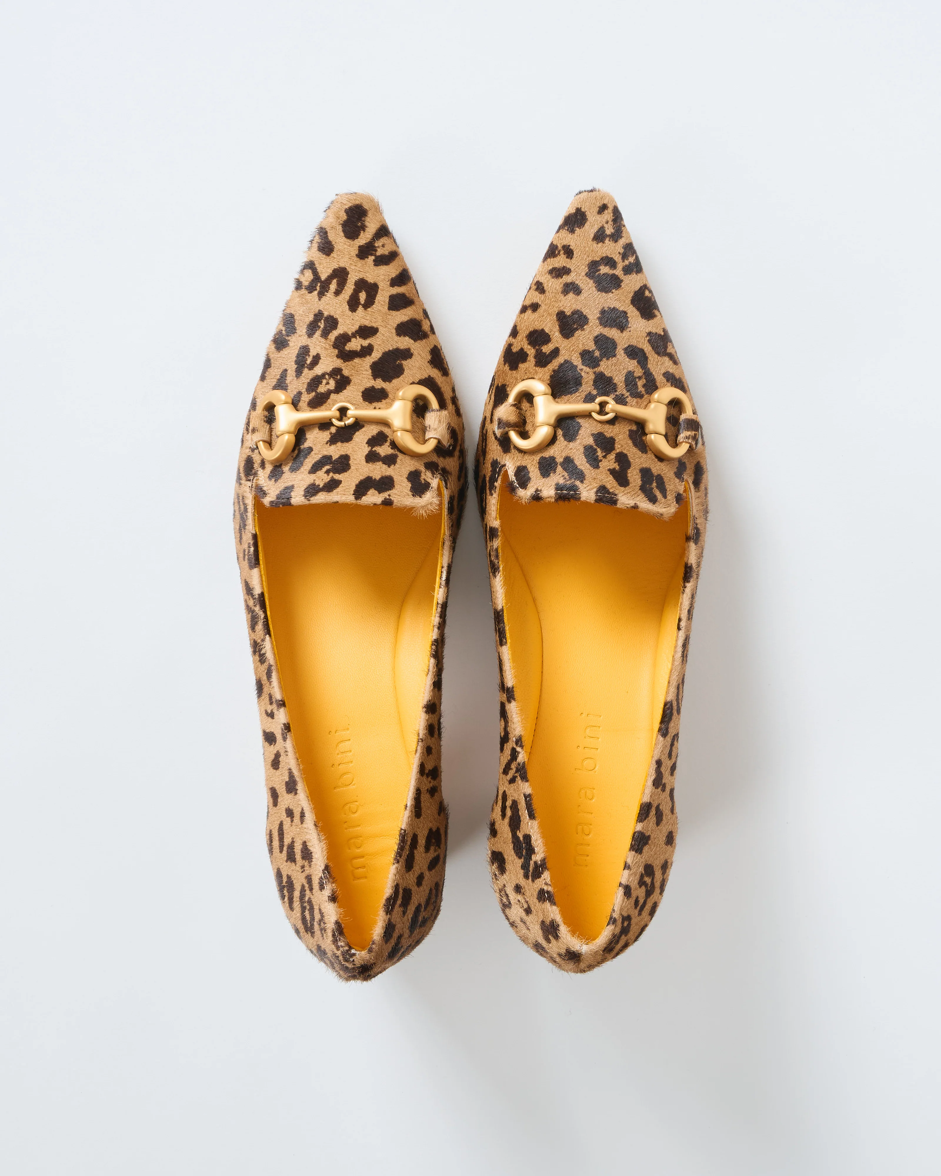 pointed leopard pony heel with gold bit - Image 2