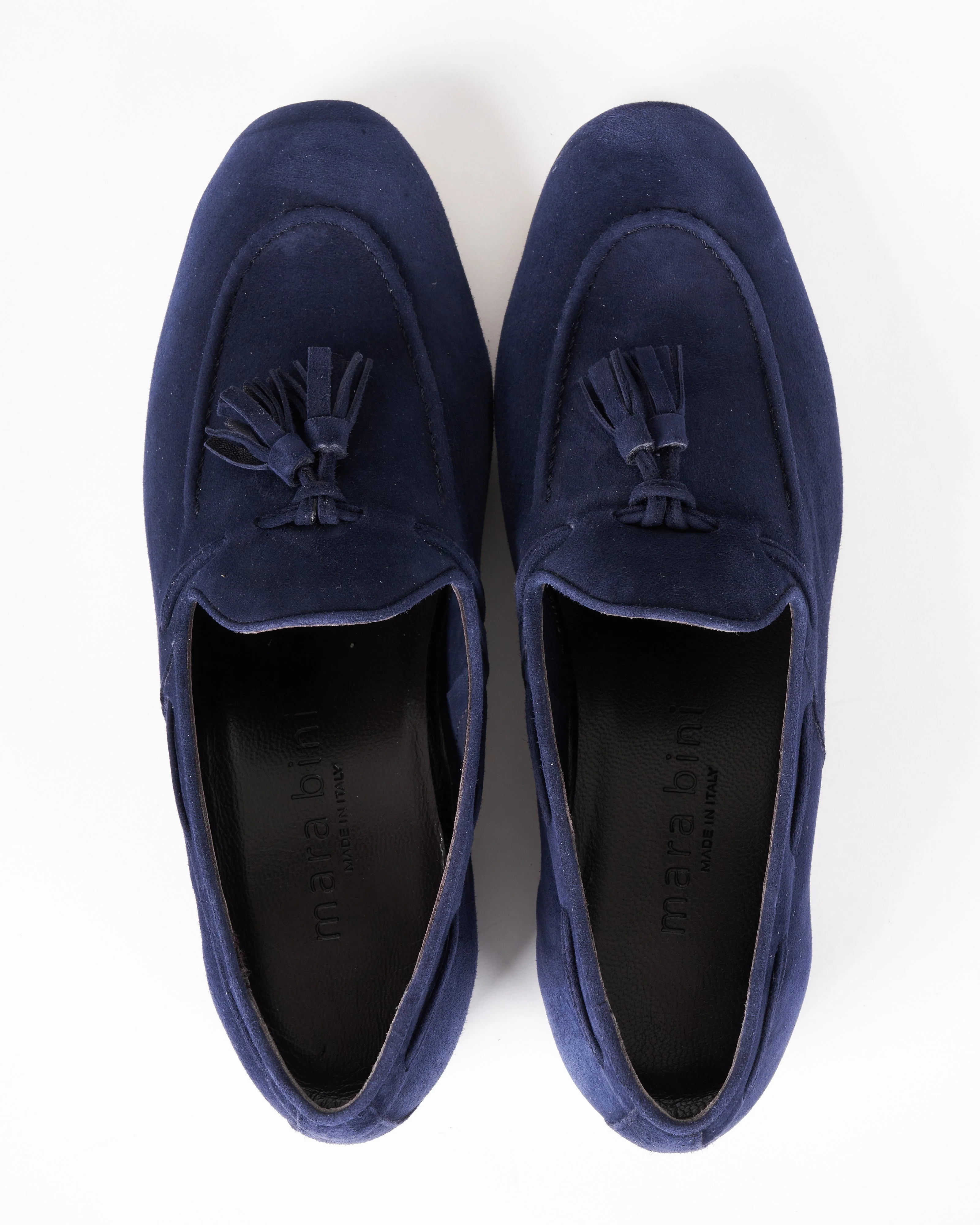 tassle loafer - suede blue - Image 3