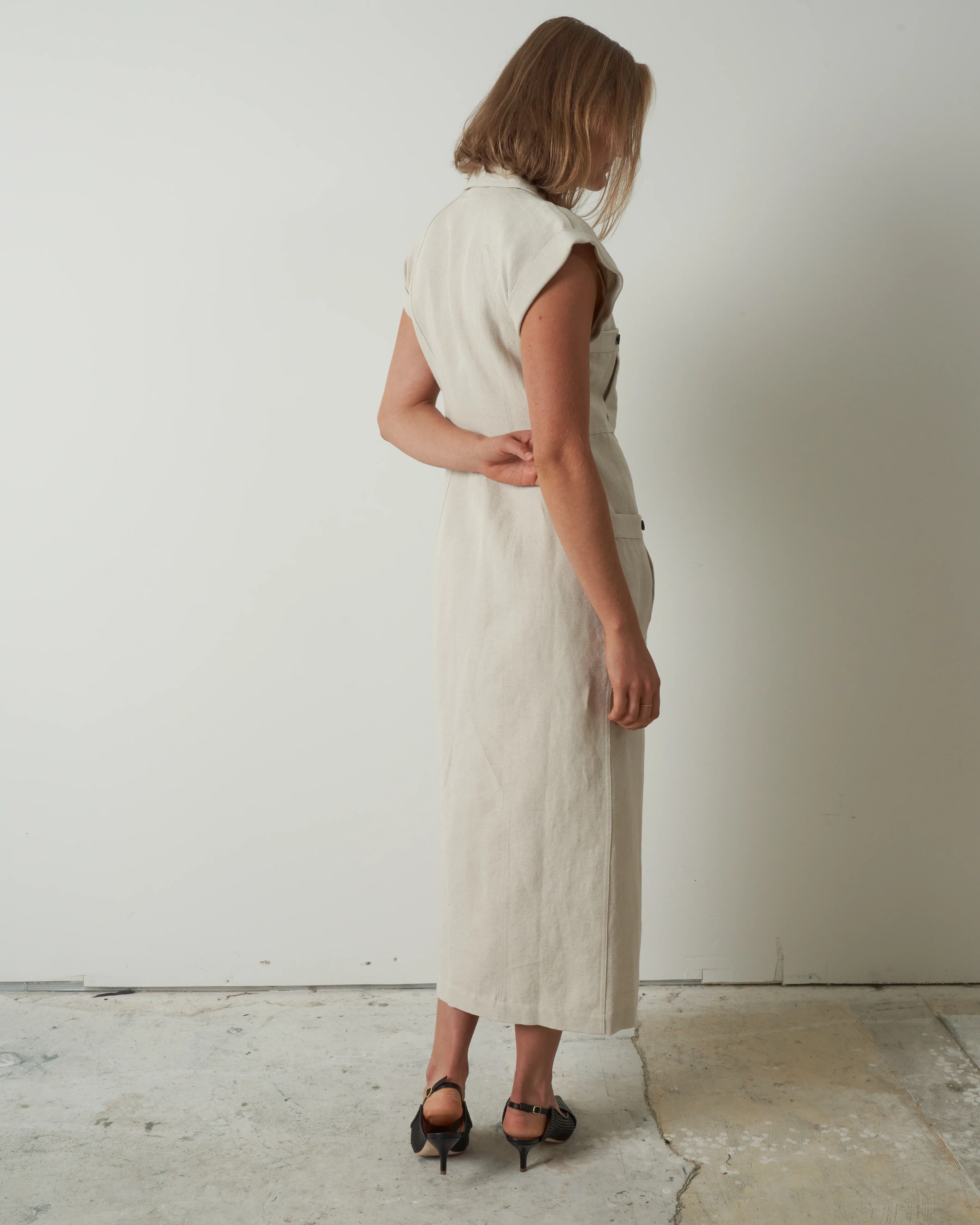 analia dress - stone - Image 4