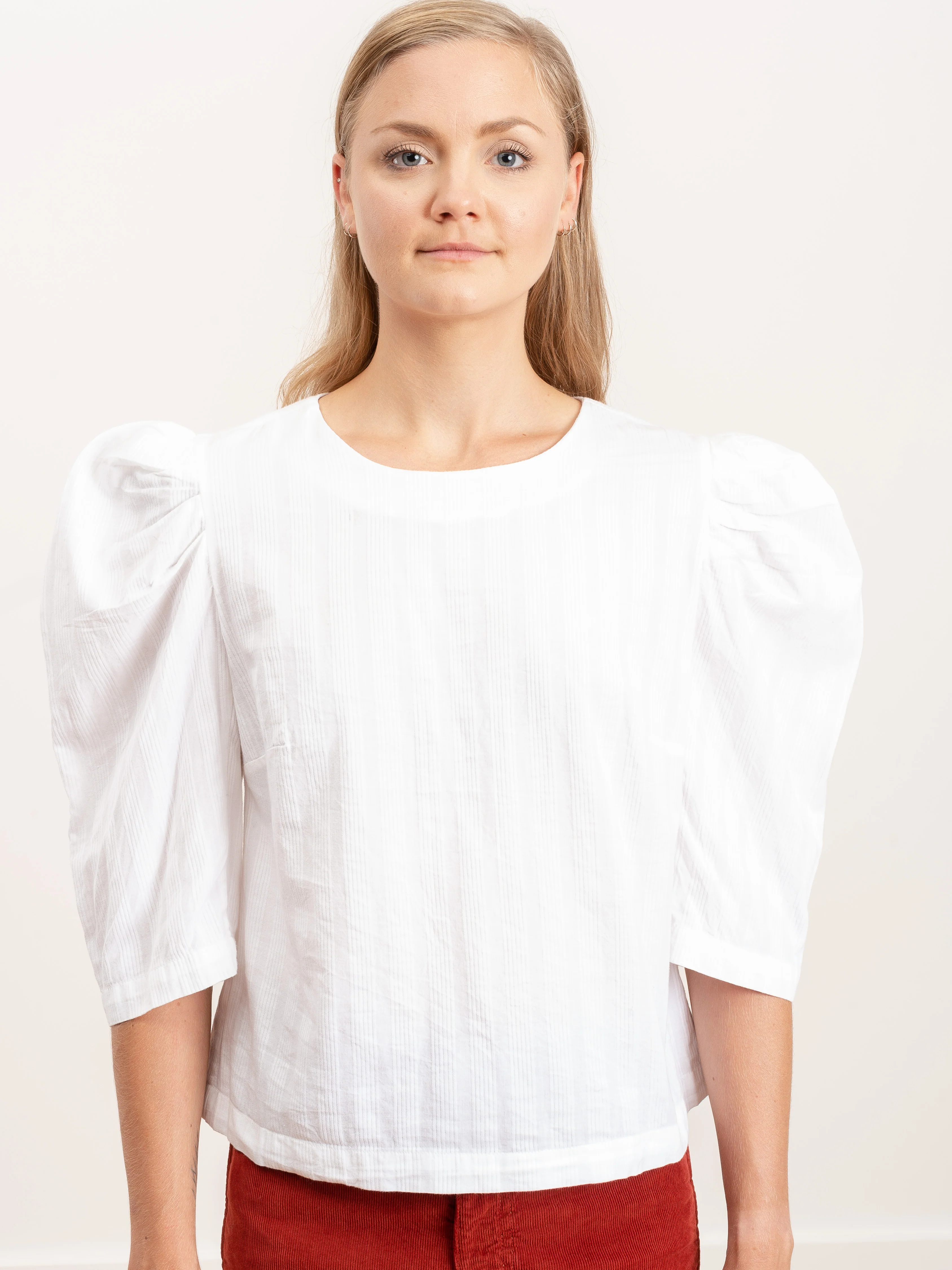 inga blouse - white - Image 4