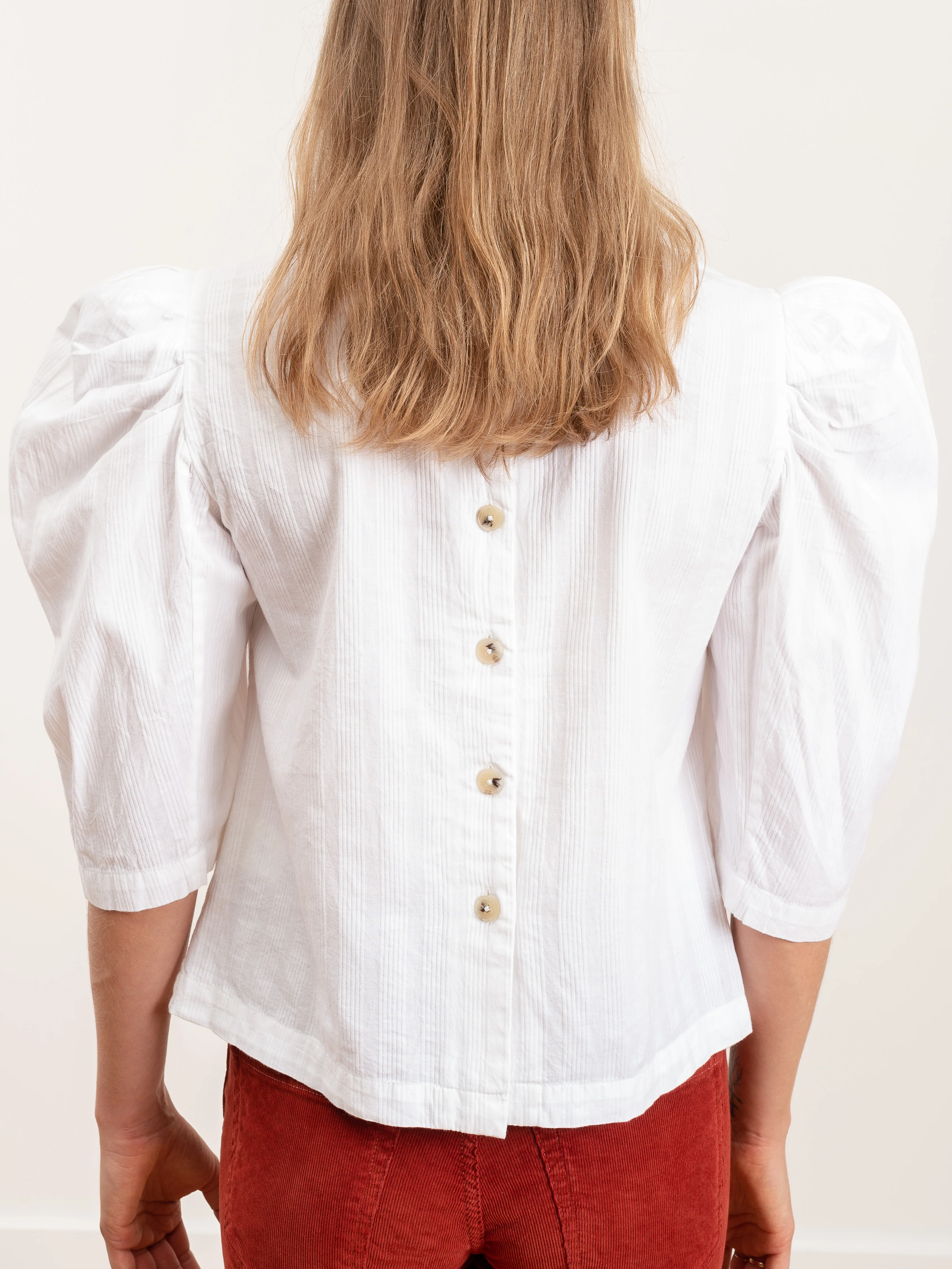 inga blouse - white - Image 6