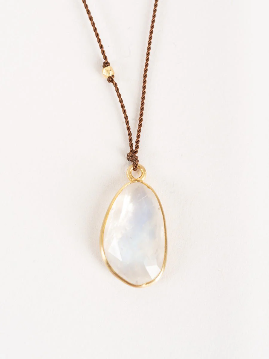 rainbow moonstone necklace - Image 2