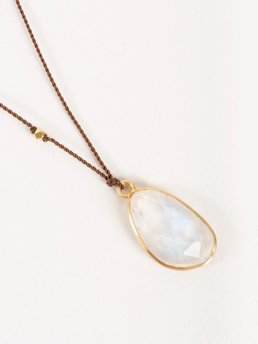 rainbow moonstone necklace - Image 3