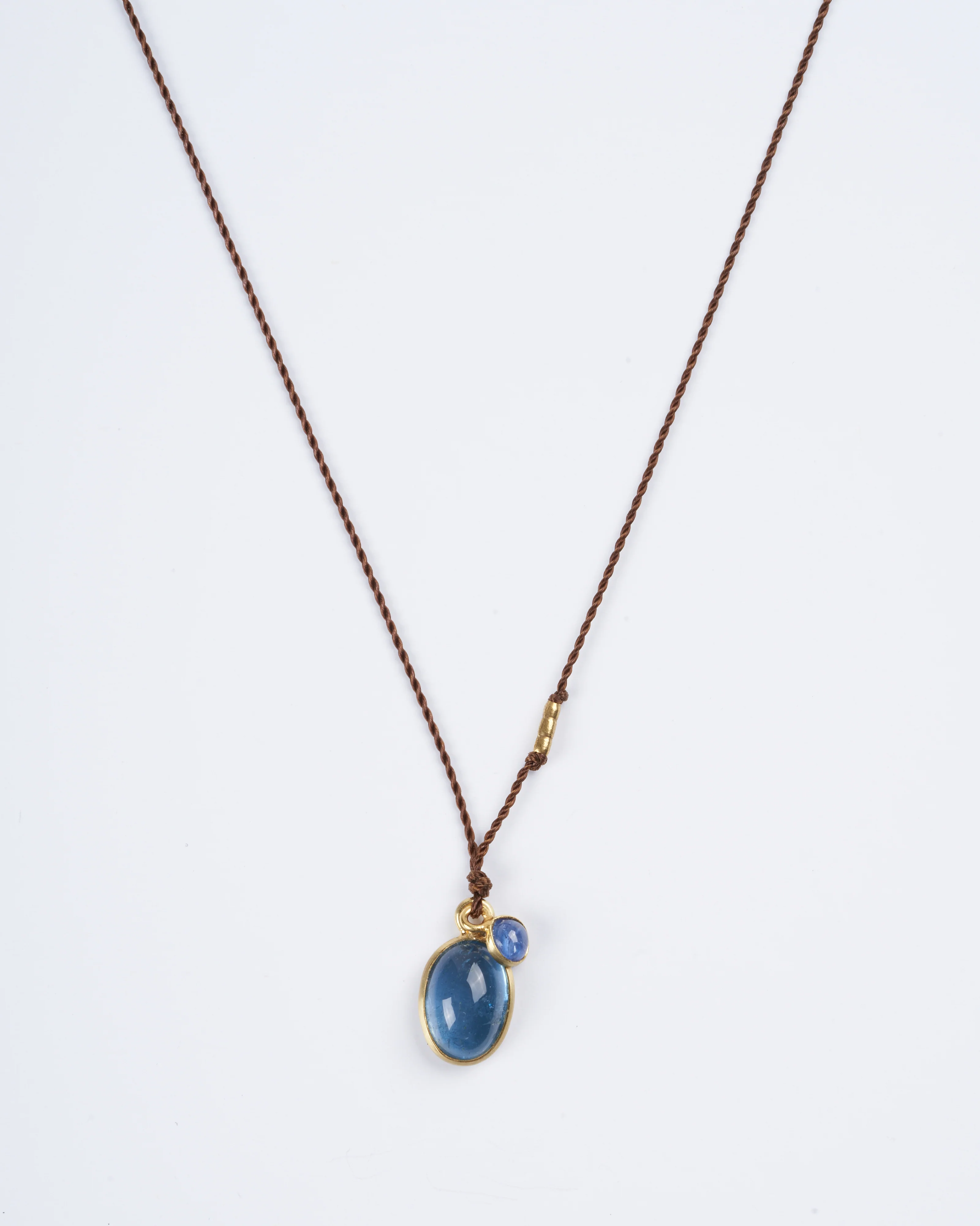 aquamarine cabochon/blue sapp cabochon - Image 3