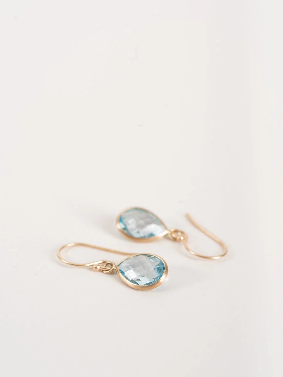 blue topaz earrings - Image 2