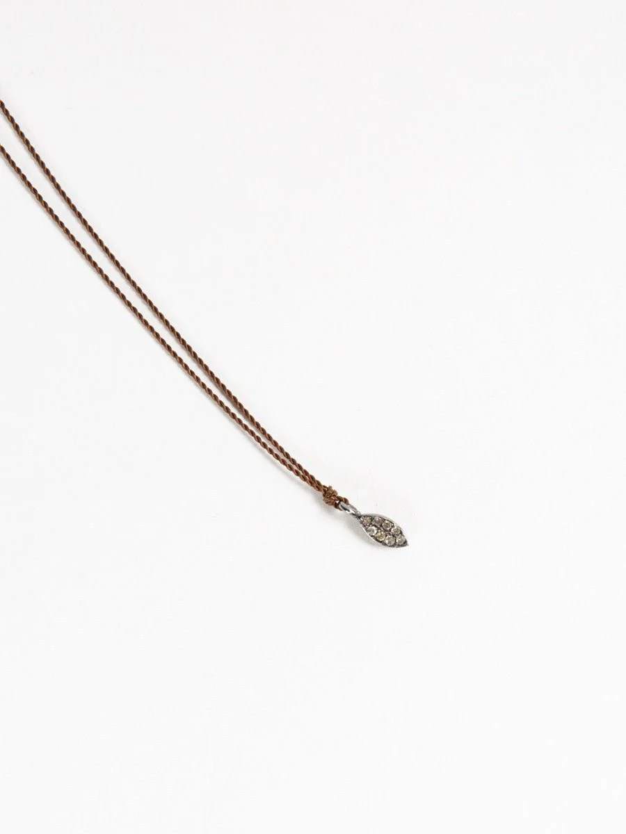 diamond pave necklace