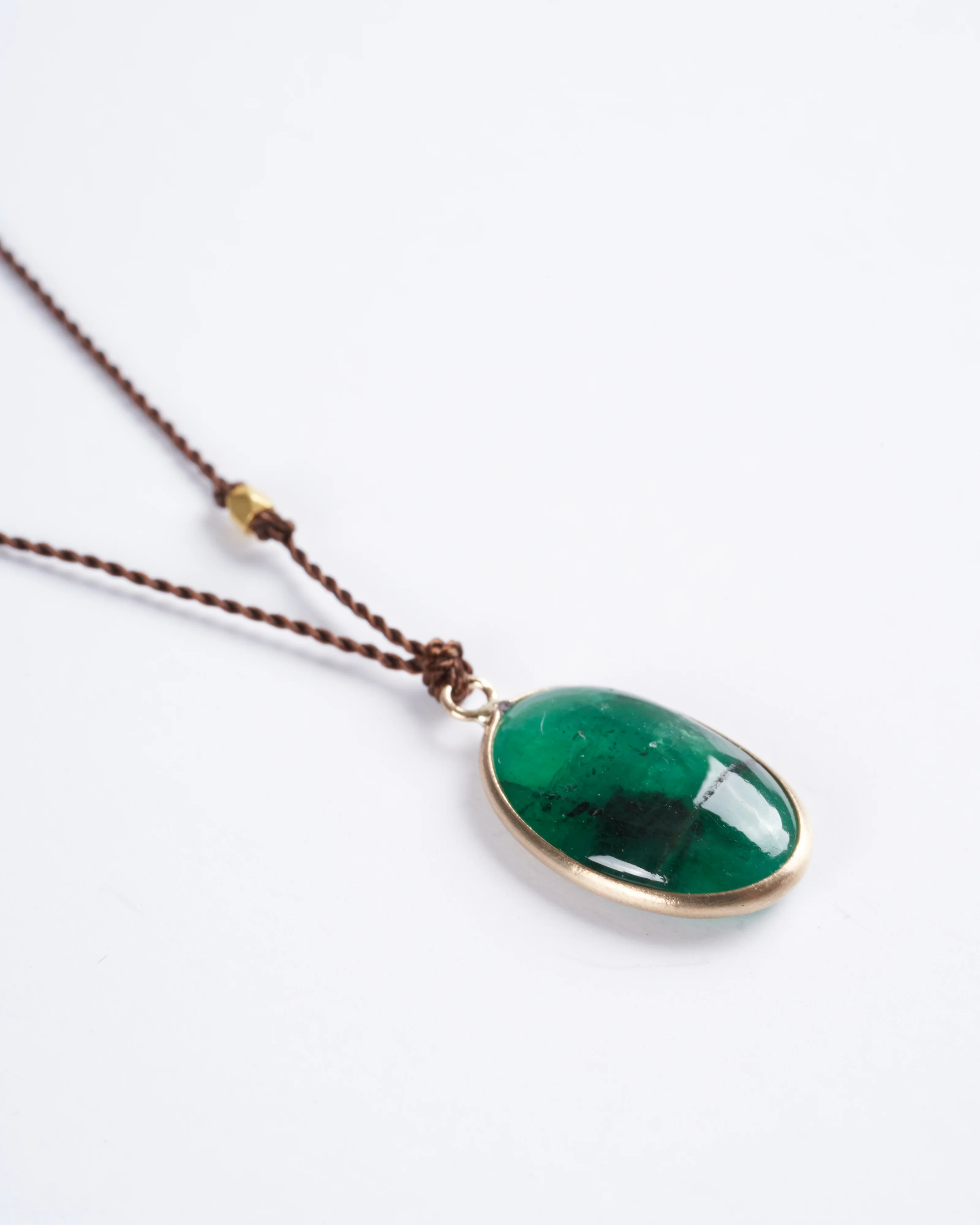 emerald 14k yg - green - Image 2