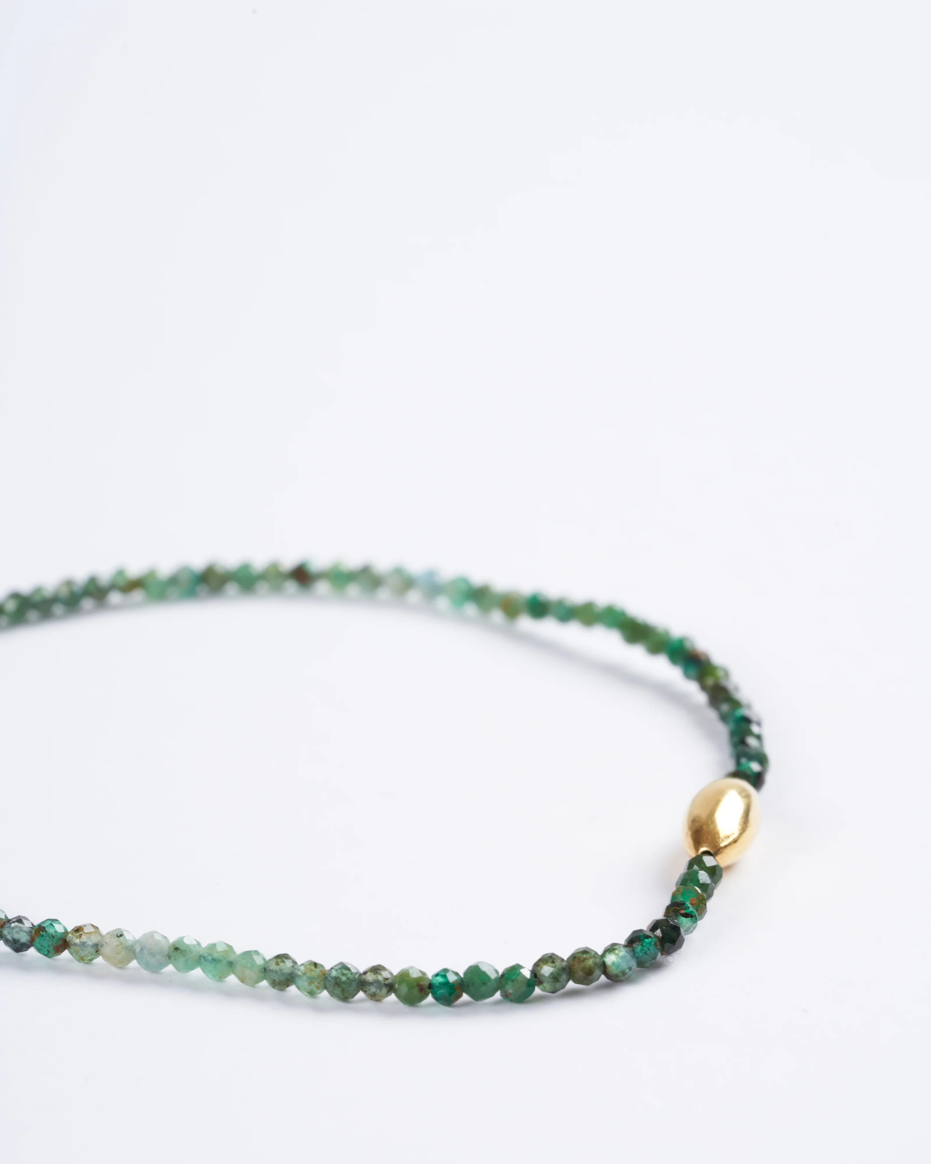 emerald and 18k gold bracelet - Image 2