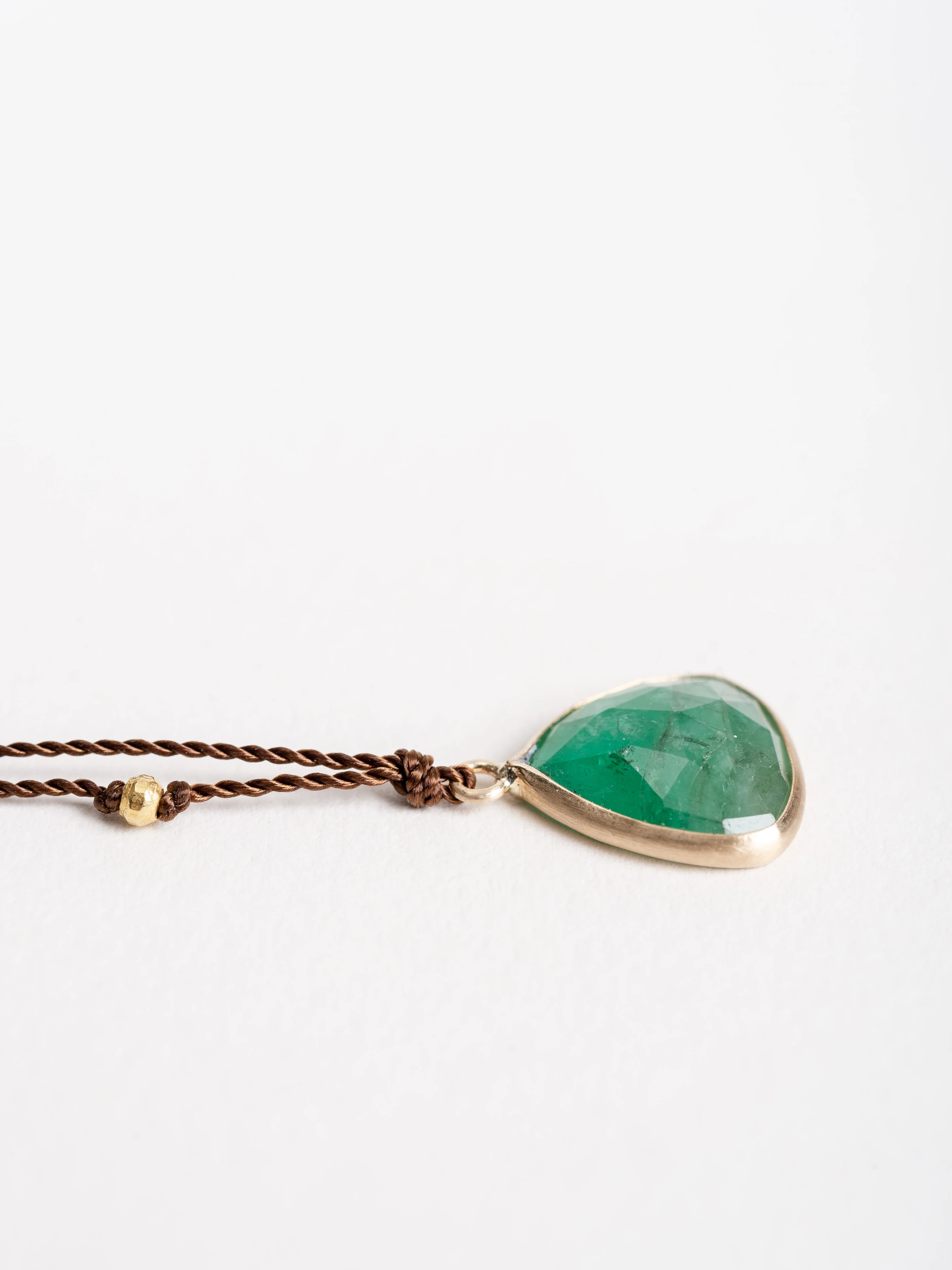 emerald pendant necklace - Image 2